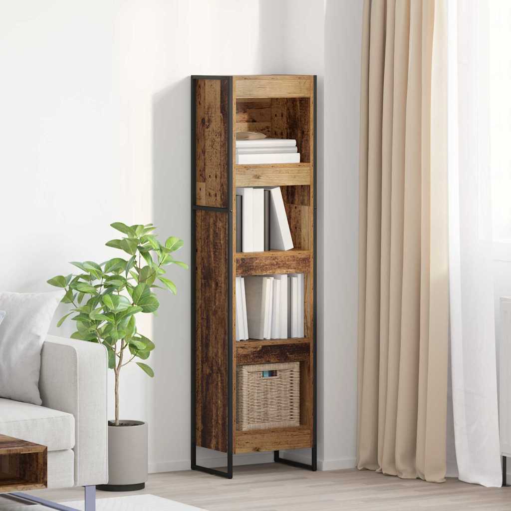 Ormarić za knjige Staro drvo 40 x 30 x 155 cm Konstruirano drvo