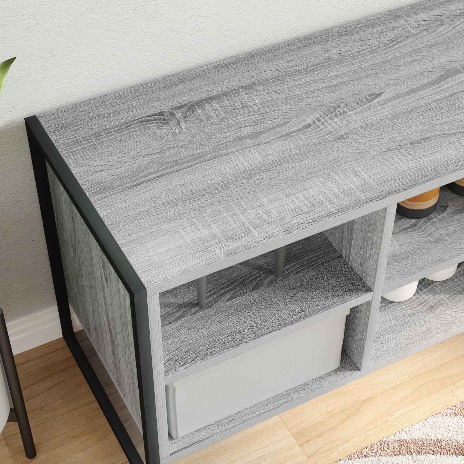 Ormar za cipele Siva Sonoma 100 x 35 x 44 cm Konstruirano drvo