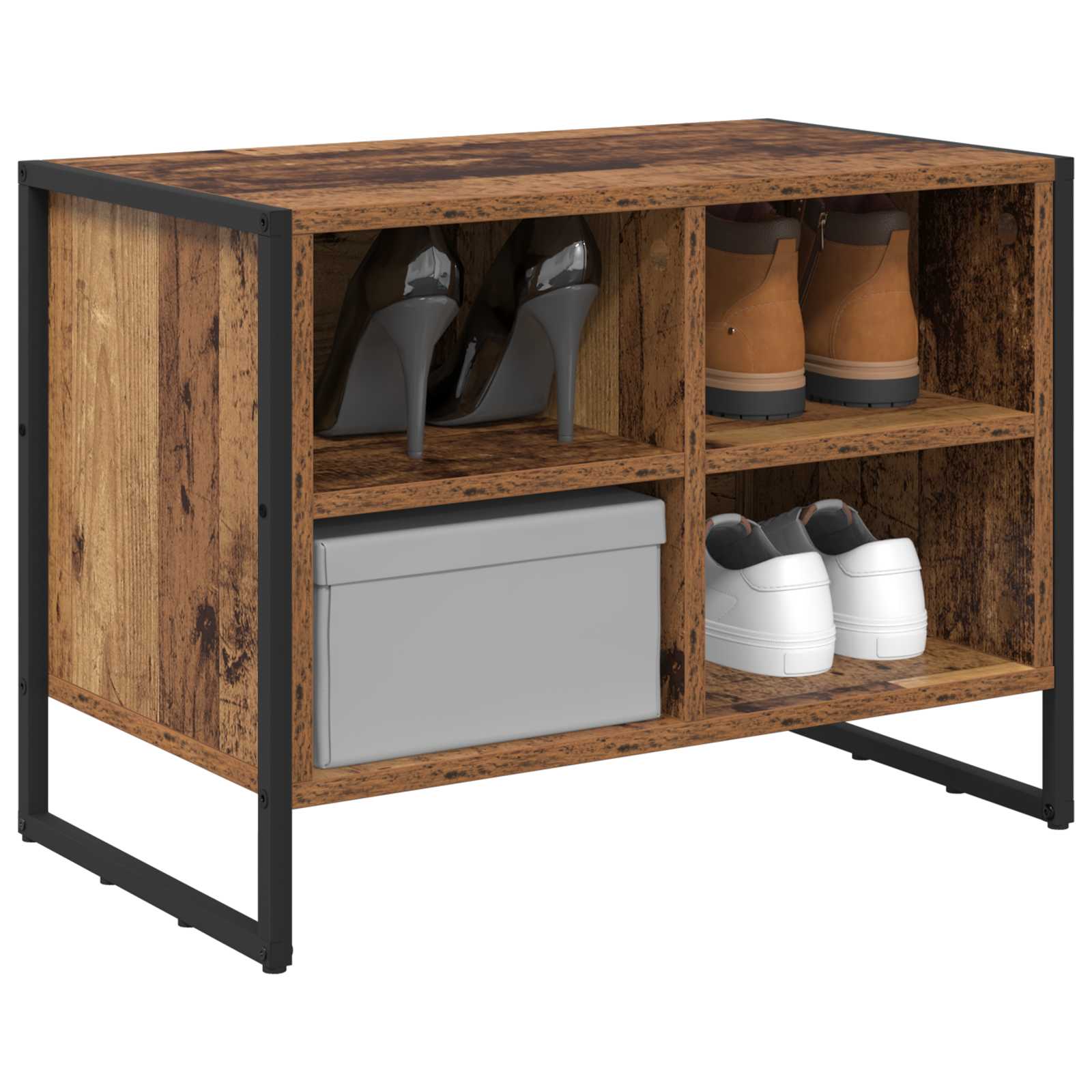 Ormar za cipele Staro drvo 60 x 35 x 44 cm Konstruirano drvo