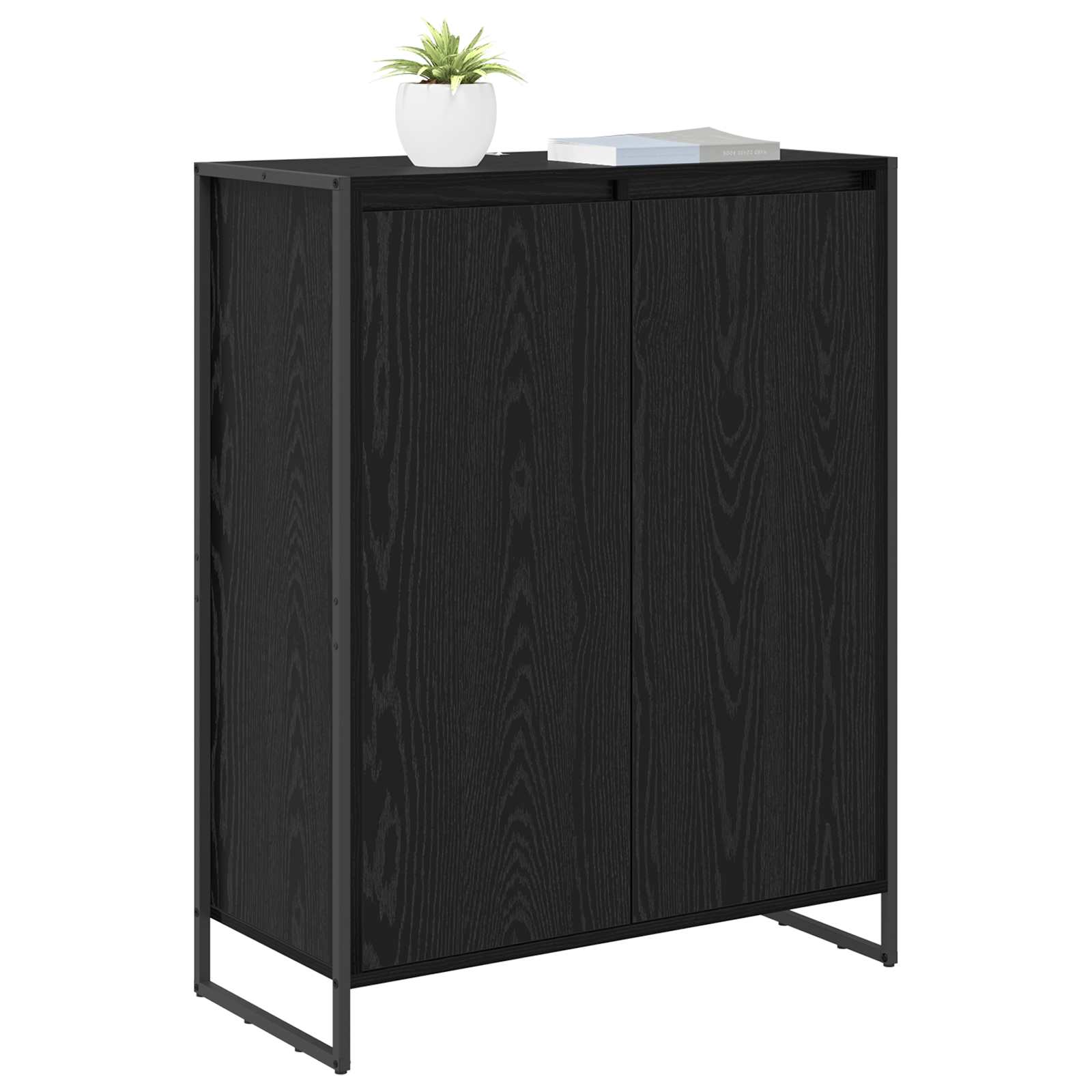 Ormar za cipele Crni hrast 79 x 36 x 100 cm Konstruirano drvo