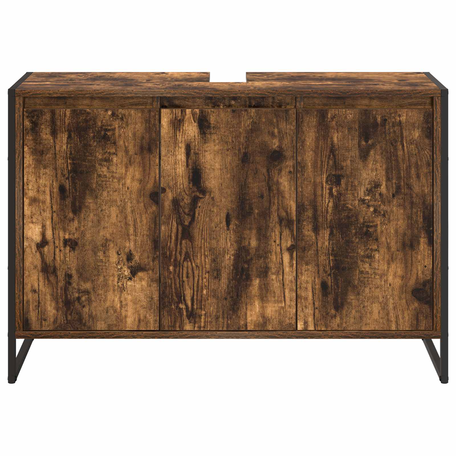Kupaonski ormar Dimni hrast 90 x 30 x 60 cm Konstruirano drvo