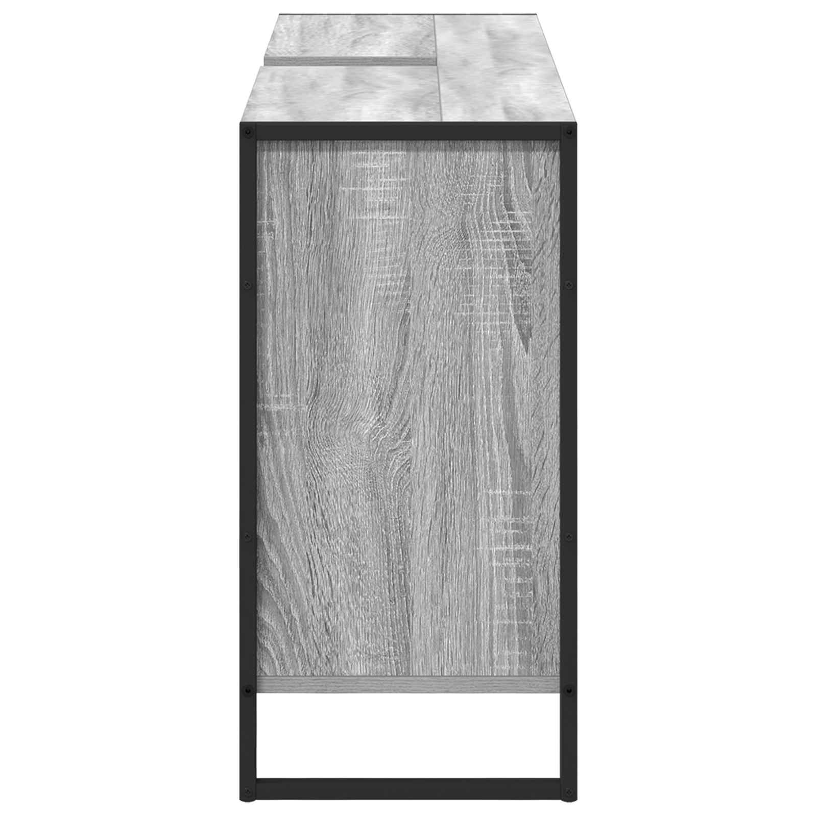 Kupaonski ormar Siva Sonoma 60 x 30 x 60 cm Konstruirano drvo