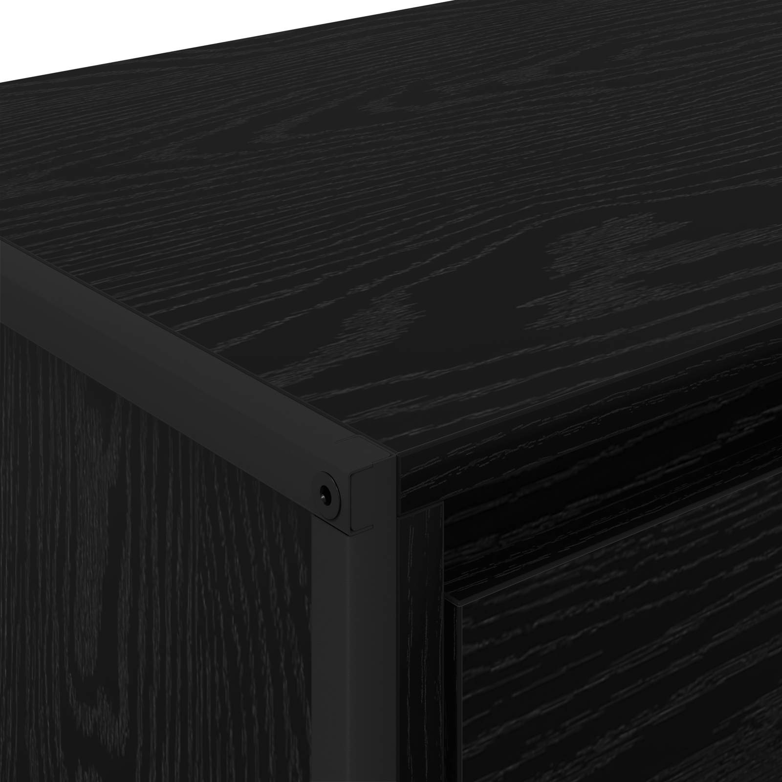 TV ormar Crni hrast 100 x 36 x 49,5 cm Konstruirano drvo