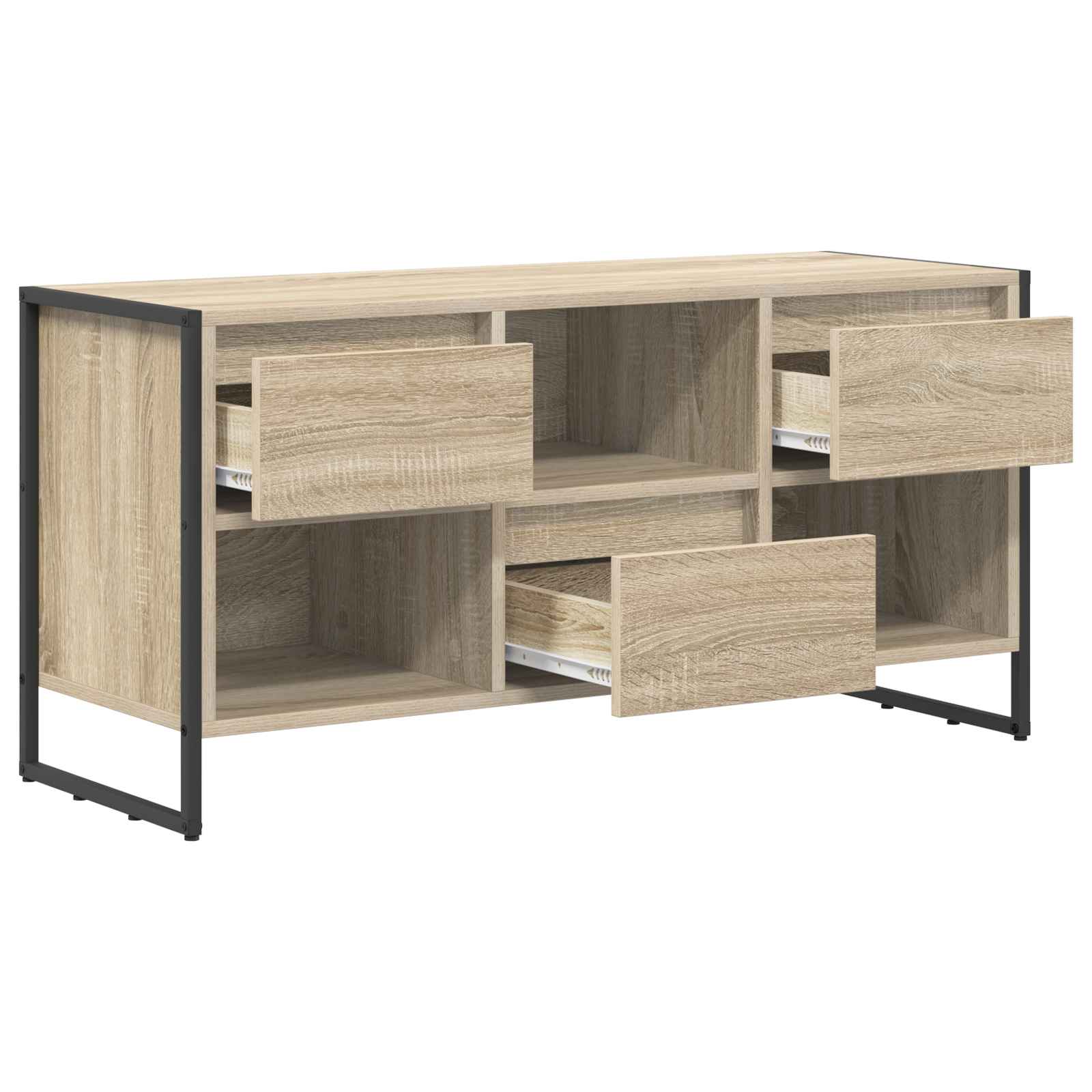 TV ormar s ladicama Sonoma 100 x 36 x 49,5 cm Konstruirano drvo