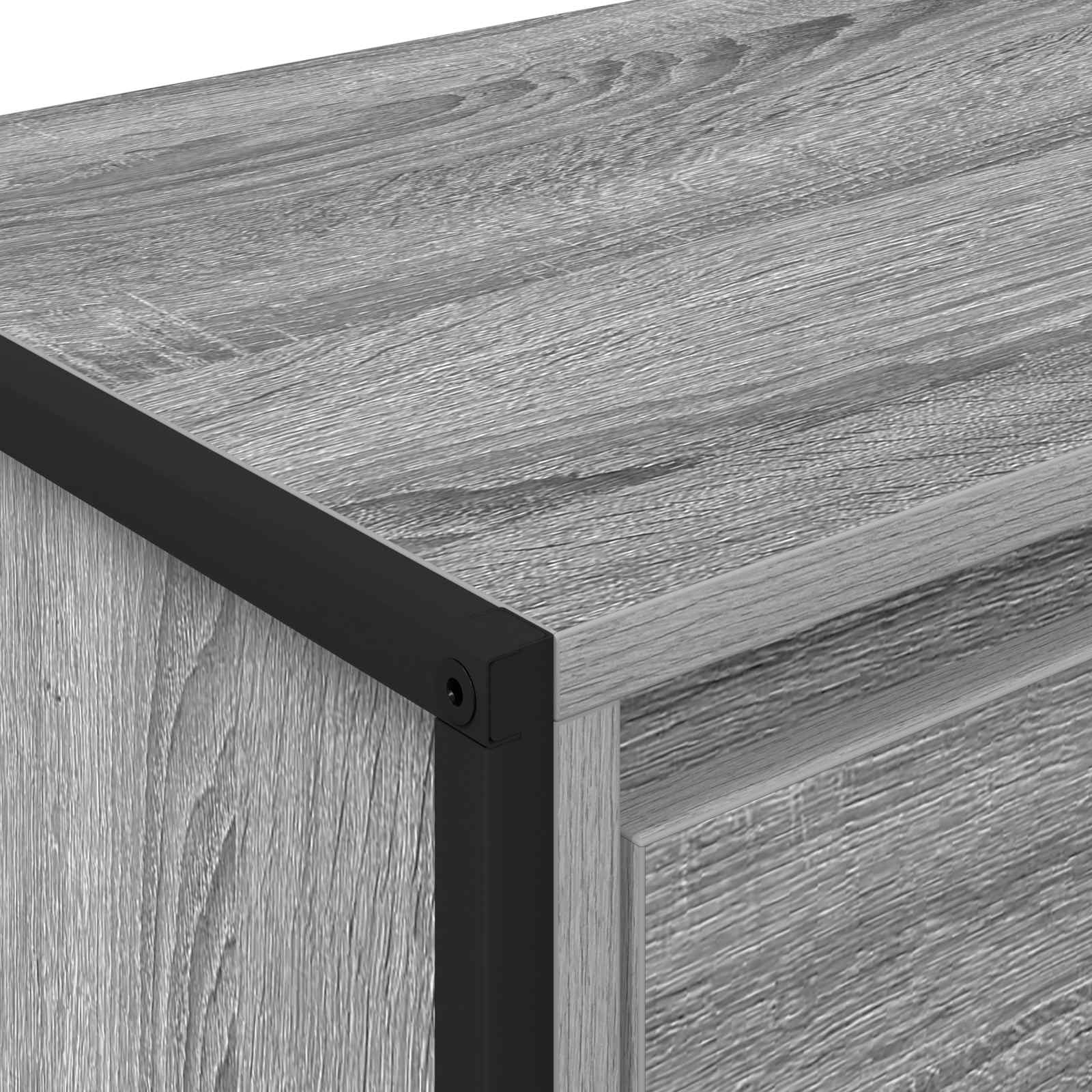 TV ormar Siva Sonoma 100 x 36 x 49,5 cm Konstruirano drvo