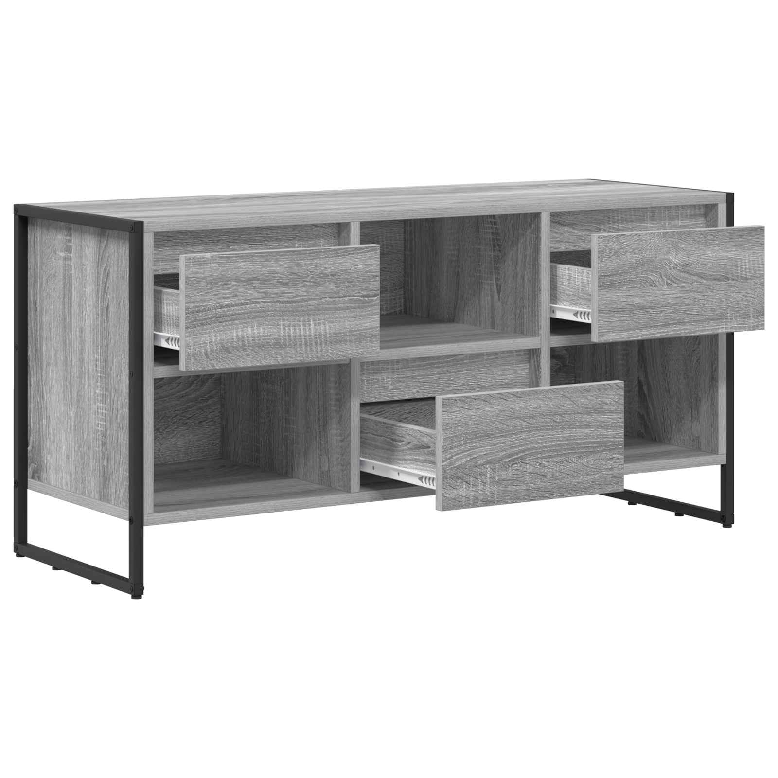 TV ormar Siva Sonoma 100 x 36 x 49,5 cm Konstruirano drvo