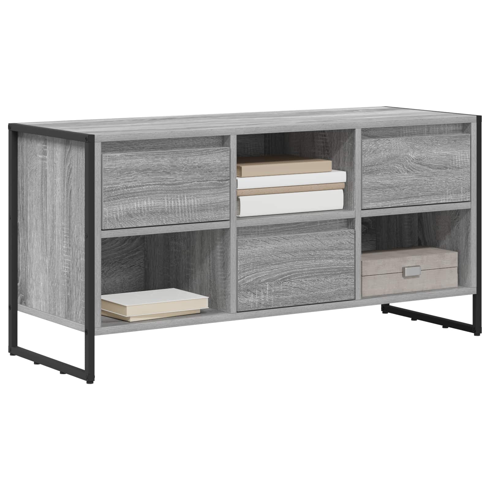 TV ormar Siva Sonoma 100 x 36 x 49,5 cm Konstruirano drvo