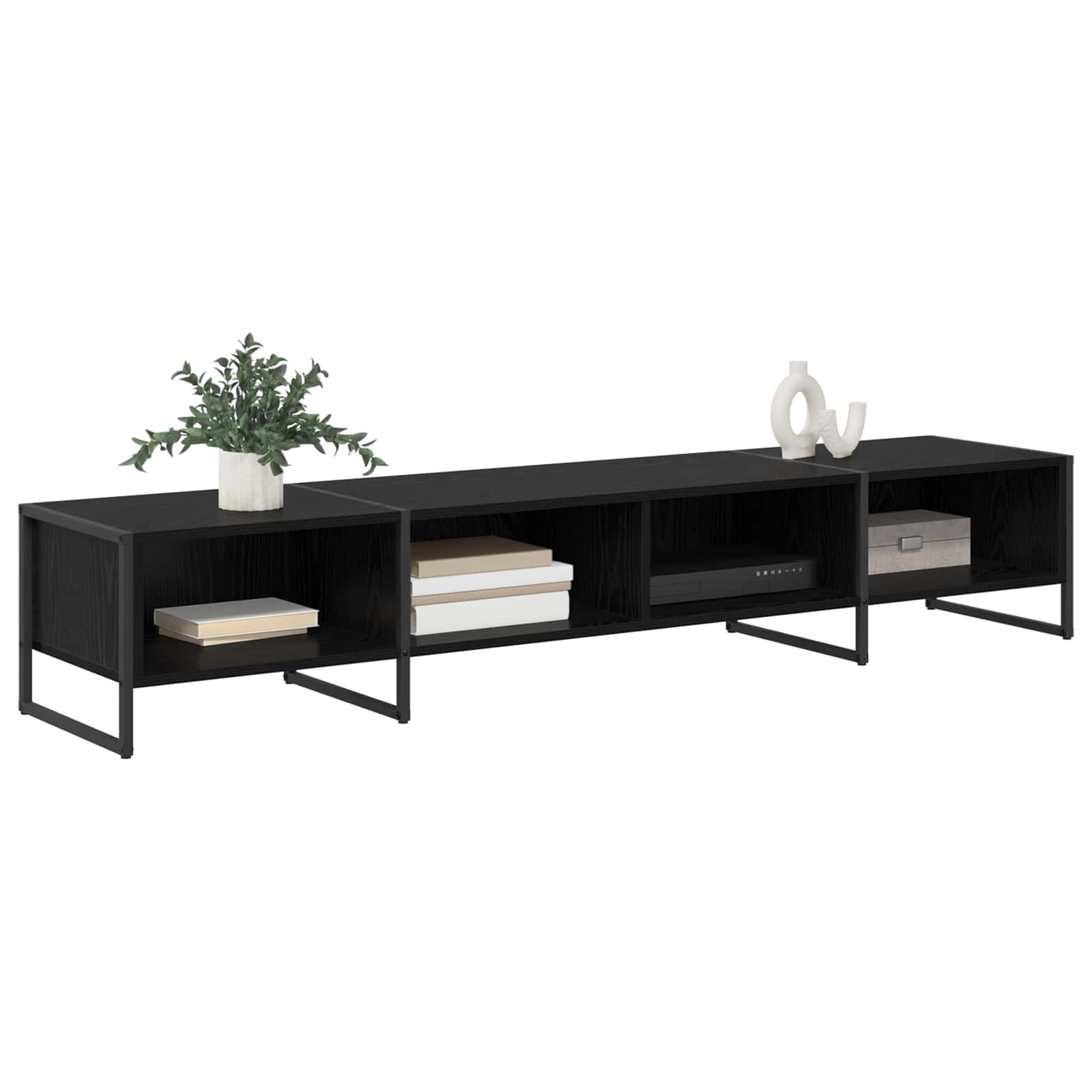 TV ormar Crni hrast 170.5 x 36 x 30.5 cm Konstruirano drvo