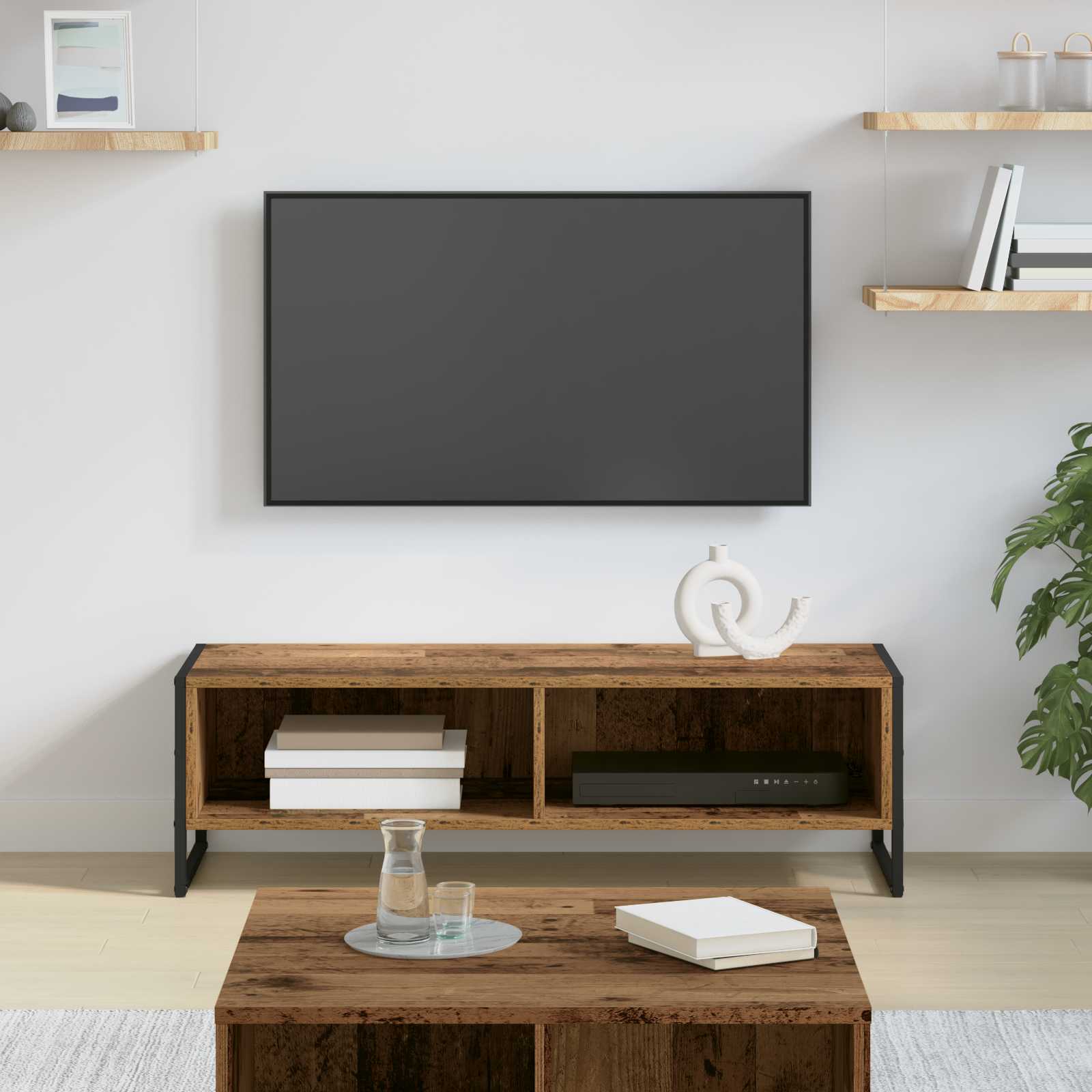 TV ormar Staro drvo 100 x 36.5 x 30.5 cm Konstruirano drvo