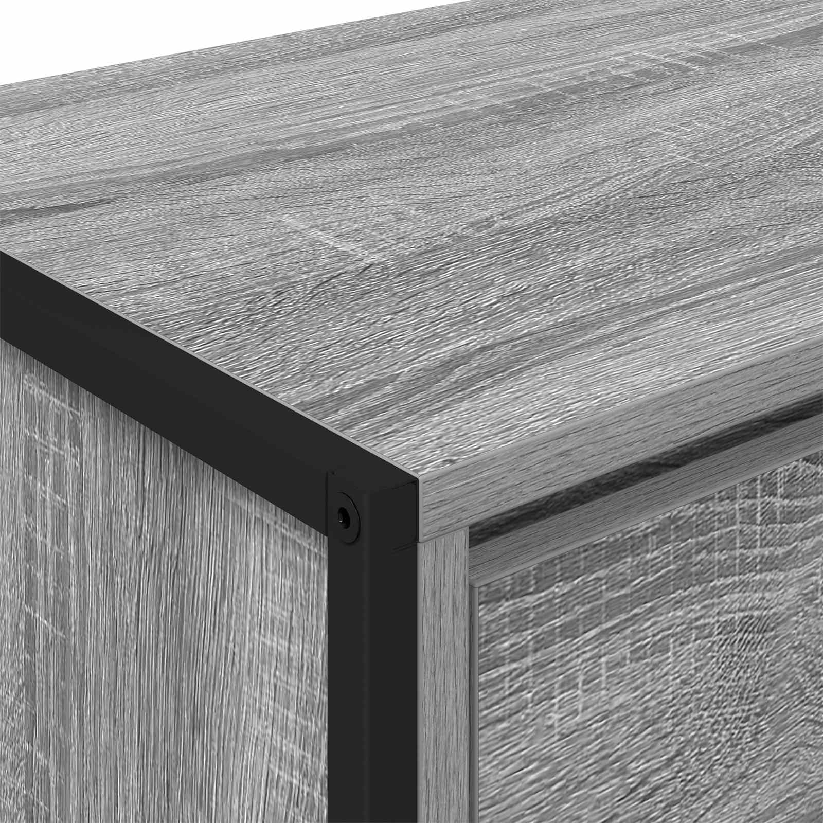 TV ormar Siva Sonoma 100 x 36 x 49,5 cm Konstruirano drvo
