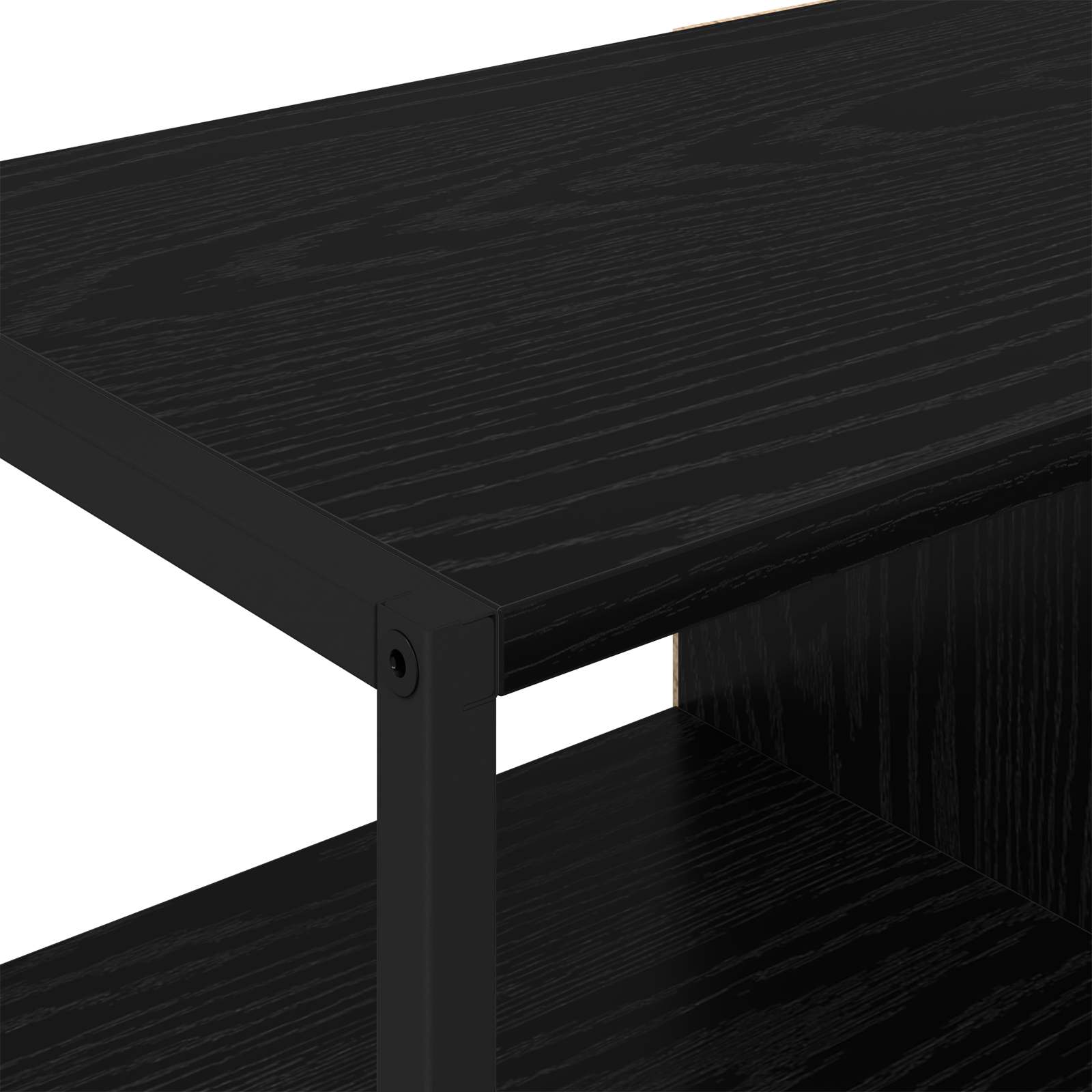 Pomoćni ormarić Crni hrast 96.5 x 30 x 75 cm Konstruirano drvo