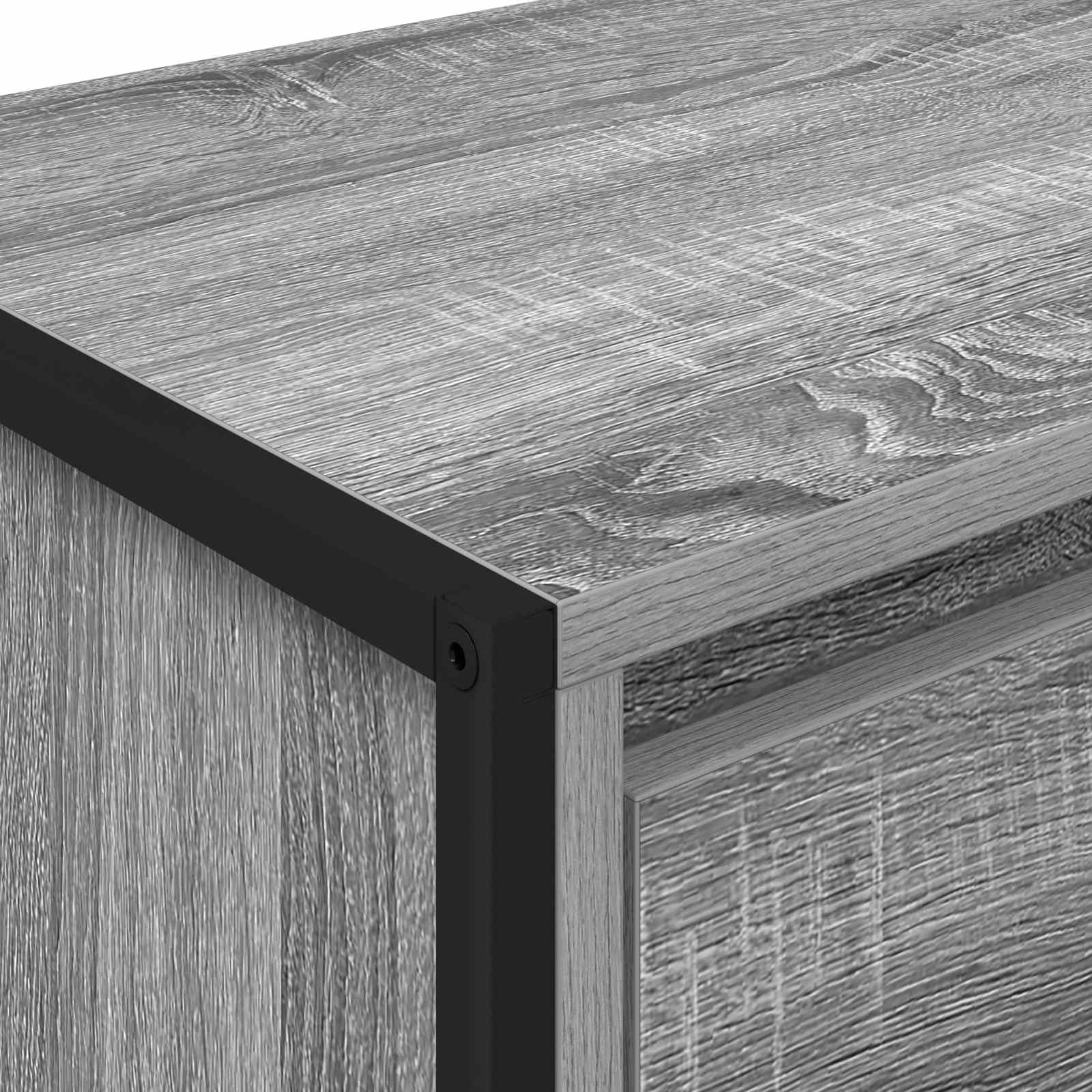 TV ormar Siva Sonoma 100 x 36 x 49.5 cm Konstruirano drvo