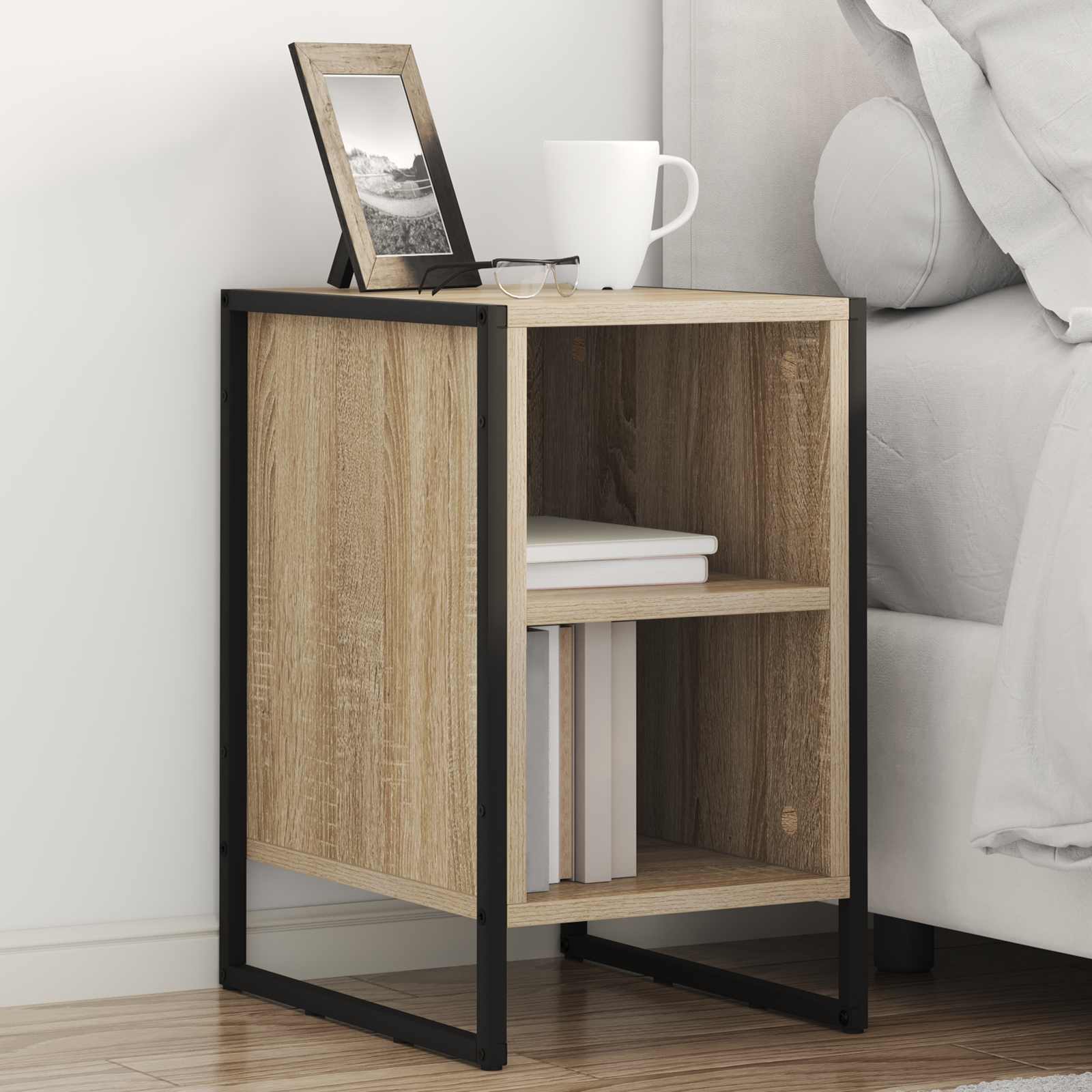 Noćni ormarić 2 pcs Sonoma 39.5 x 30 x 50 cm Konstruirano drvo