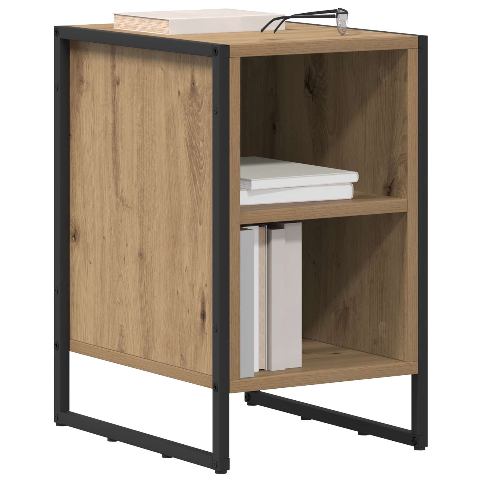 Noćni ormarić 2 pcs Umjetnička hrastovina 39.5 x 30 x 50 cm