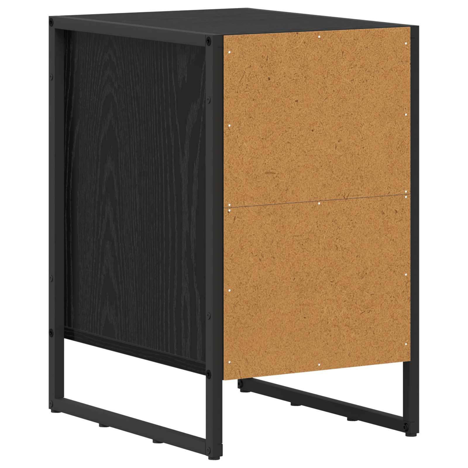 Noćni ormarić 2 pcs Crni hrast 39,5 x 30 x 50 cm