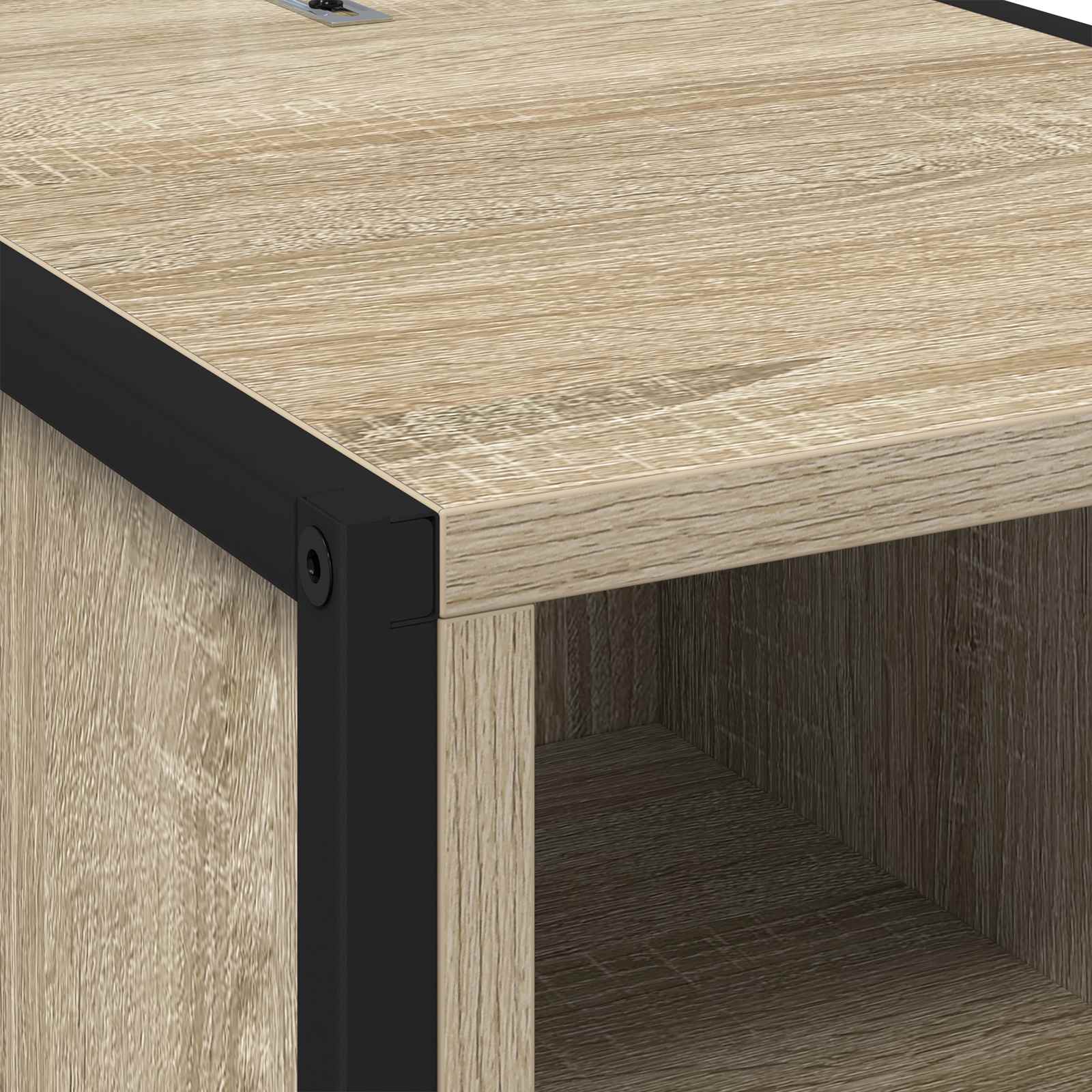 Noćni ormarić 2 pcs Sonoma 39,5 x 30 x 50 cm Konstruirano drvo