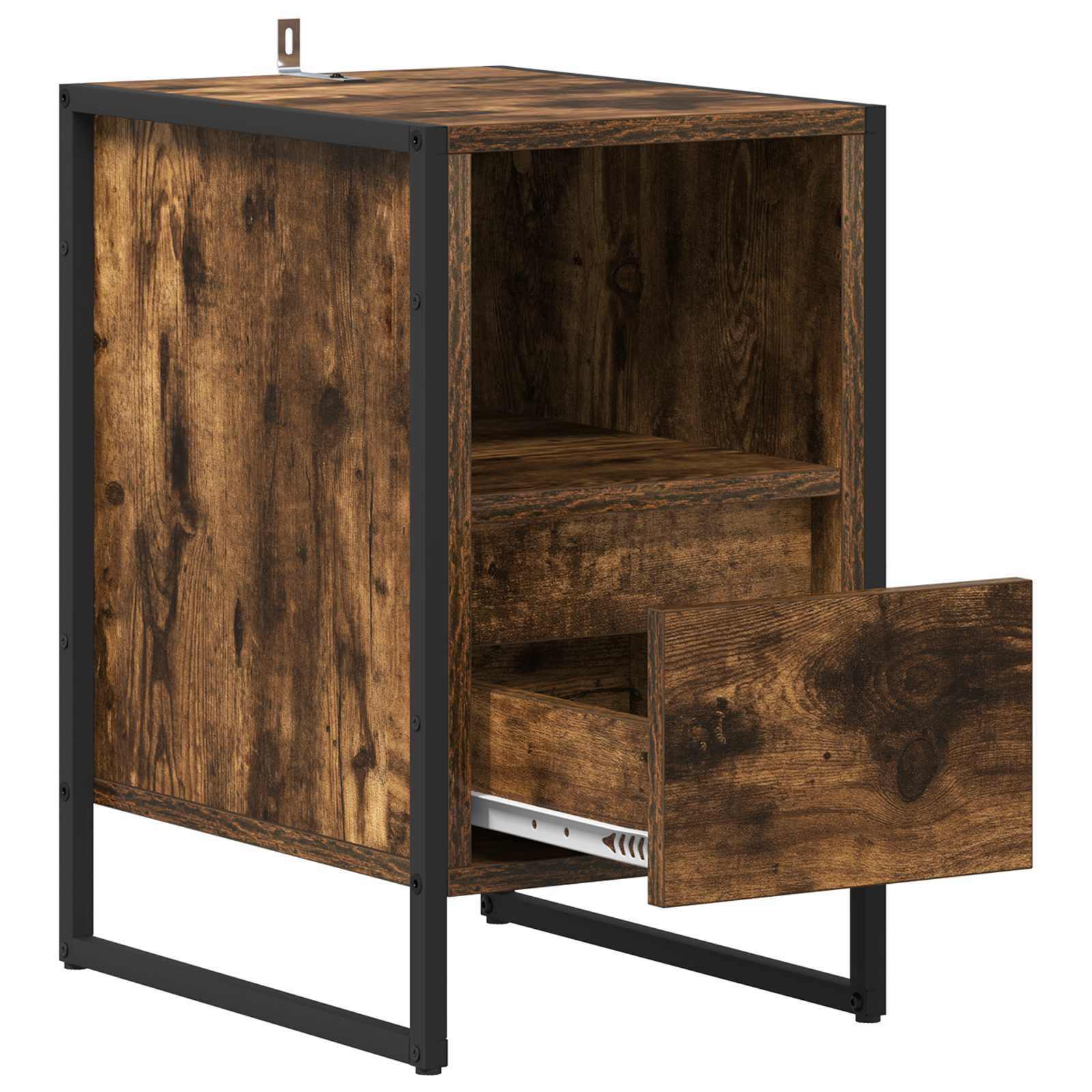 Noćni ormarić Dimni hrast 39,5 x 30 x 50 cm Konstruirano drvo