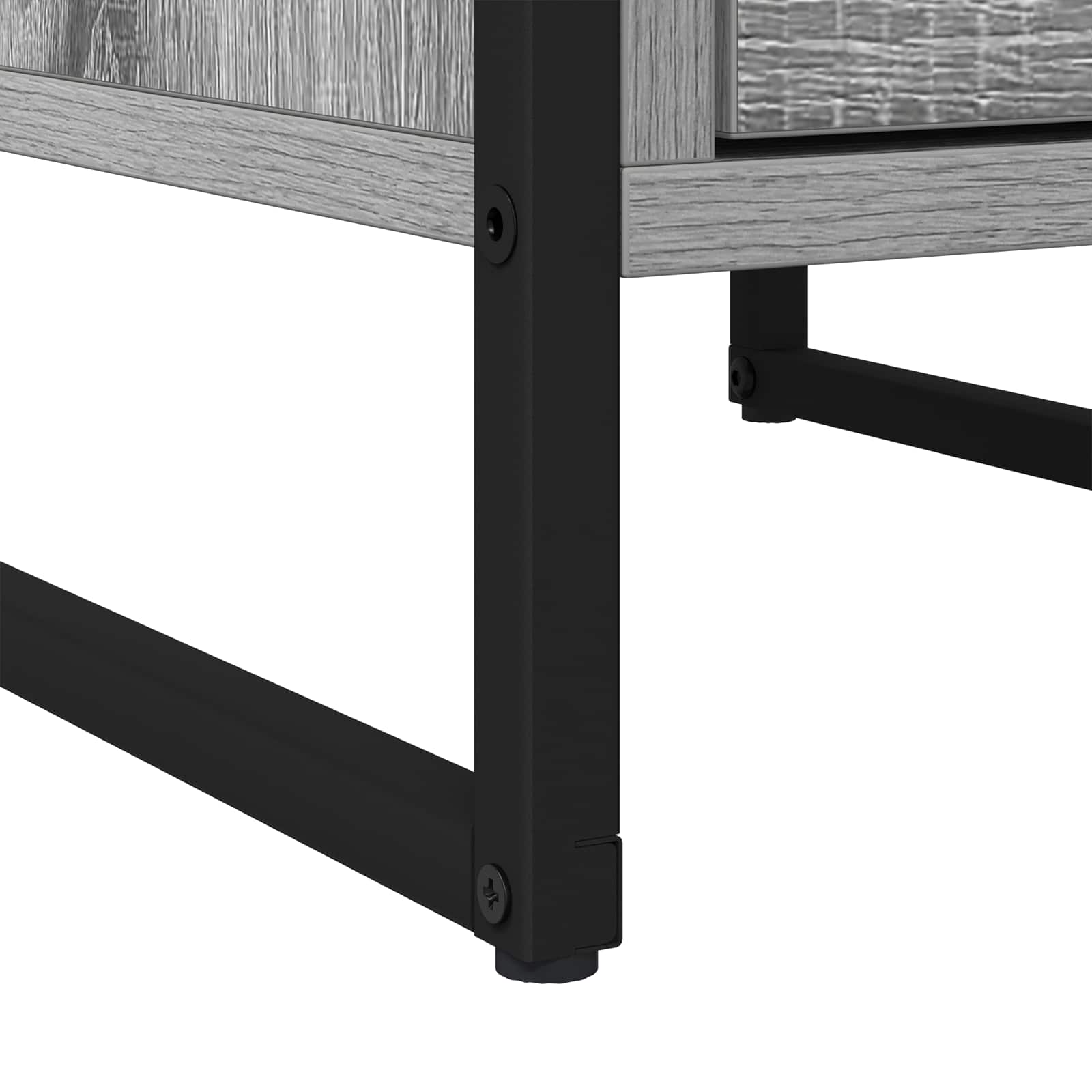 Noćni ormarić s ladicama 2 pcs Siva Sonoma 39,5 x 30 x 50 cm