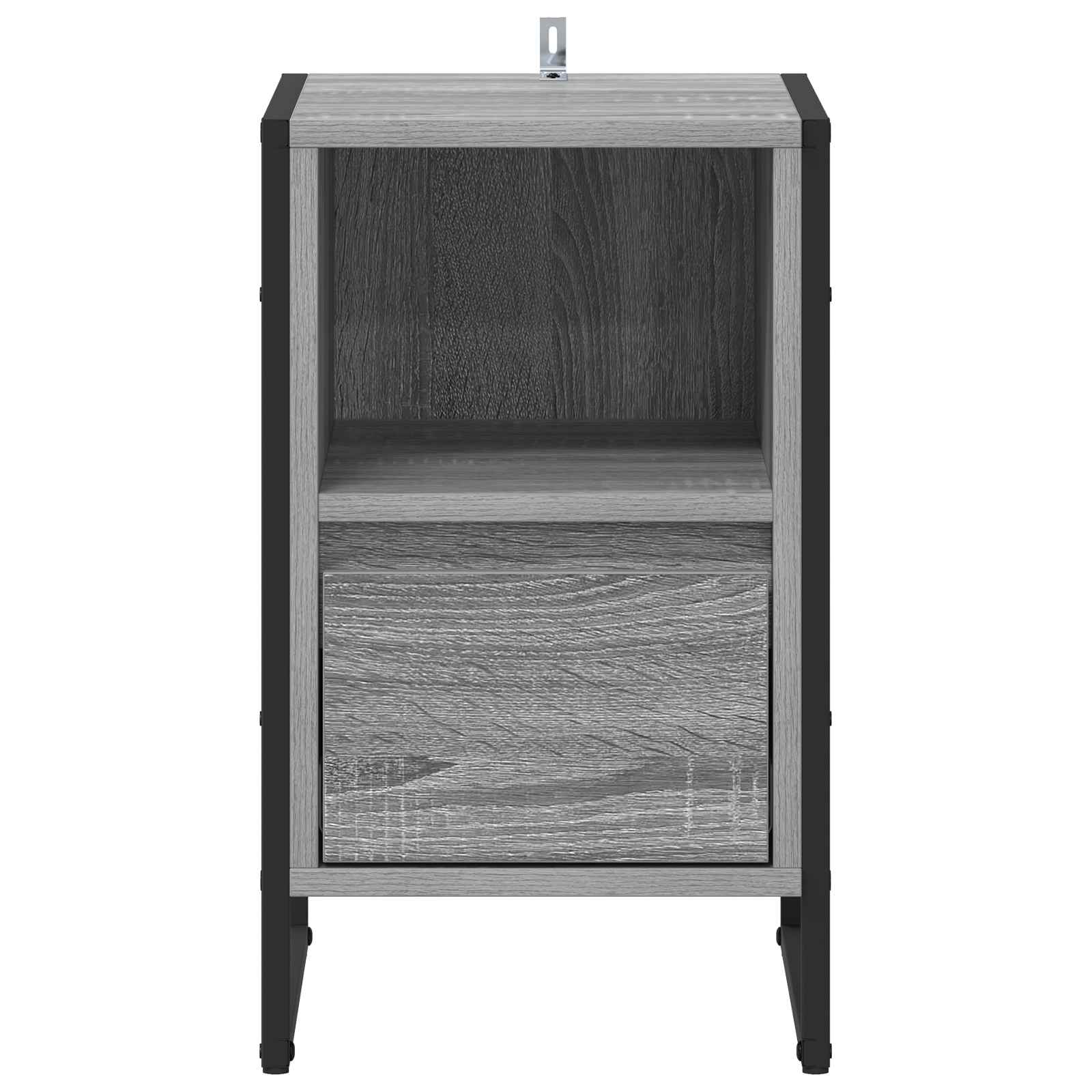 Noćni ormarić s ladicama 2 pcs Siva Sonoma 39,5 x 30 x 50 cm