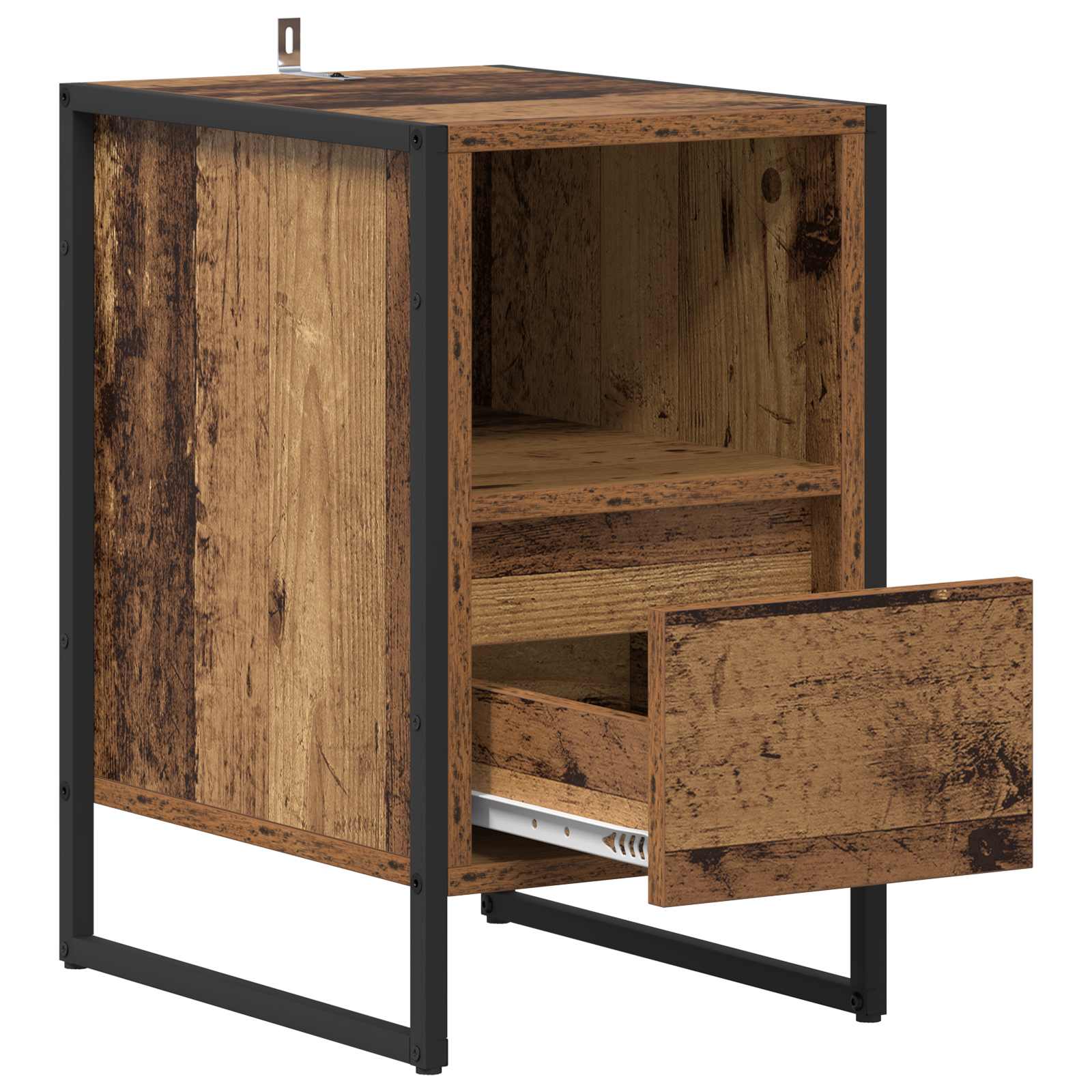Noćni ormarić s ladicama 2 pcs Staro drvo 39,5 x 30 x 50 cm