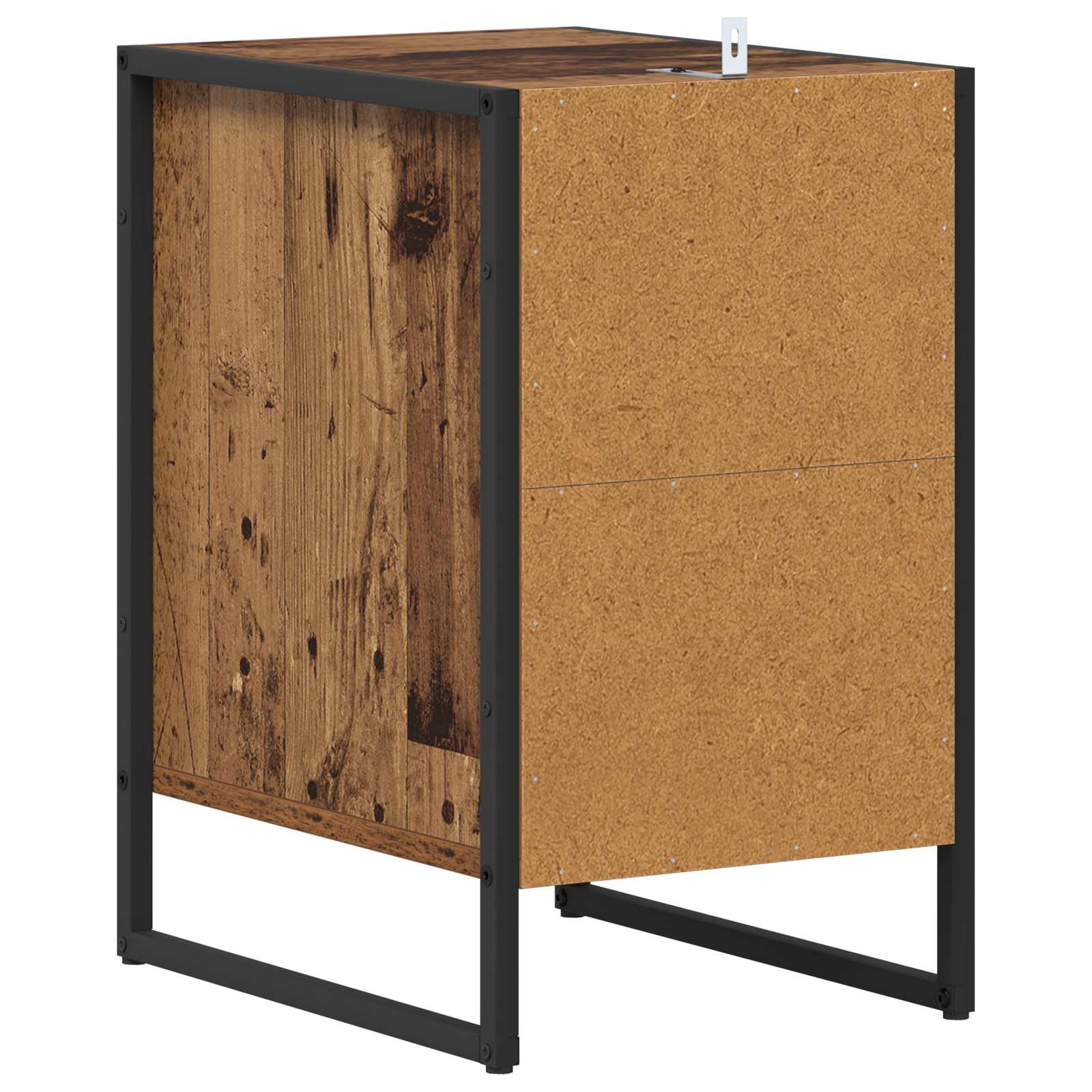 Noćni ormarić s ladicama 2 pcs Staro drvo 39,5 x 30 x 50 cm