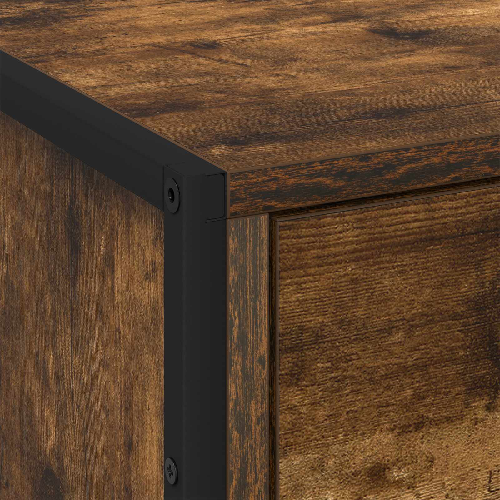 Noćni ormarić s ladicama 2 pcs Dimni hrast 50 x 39.5 x 50 cm