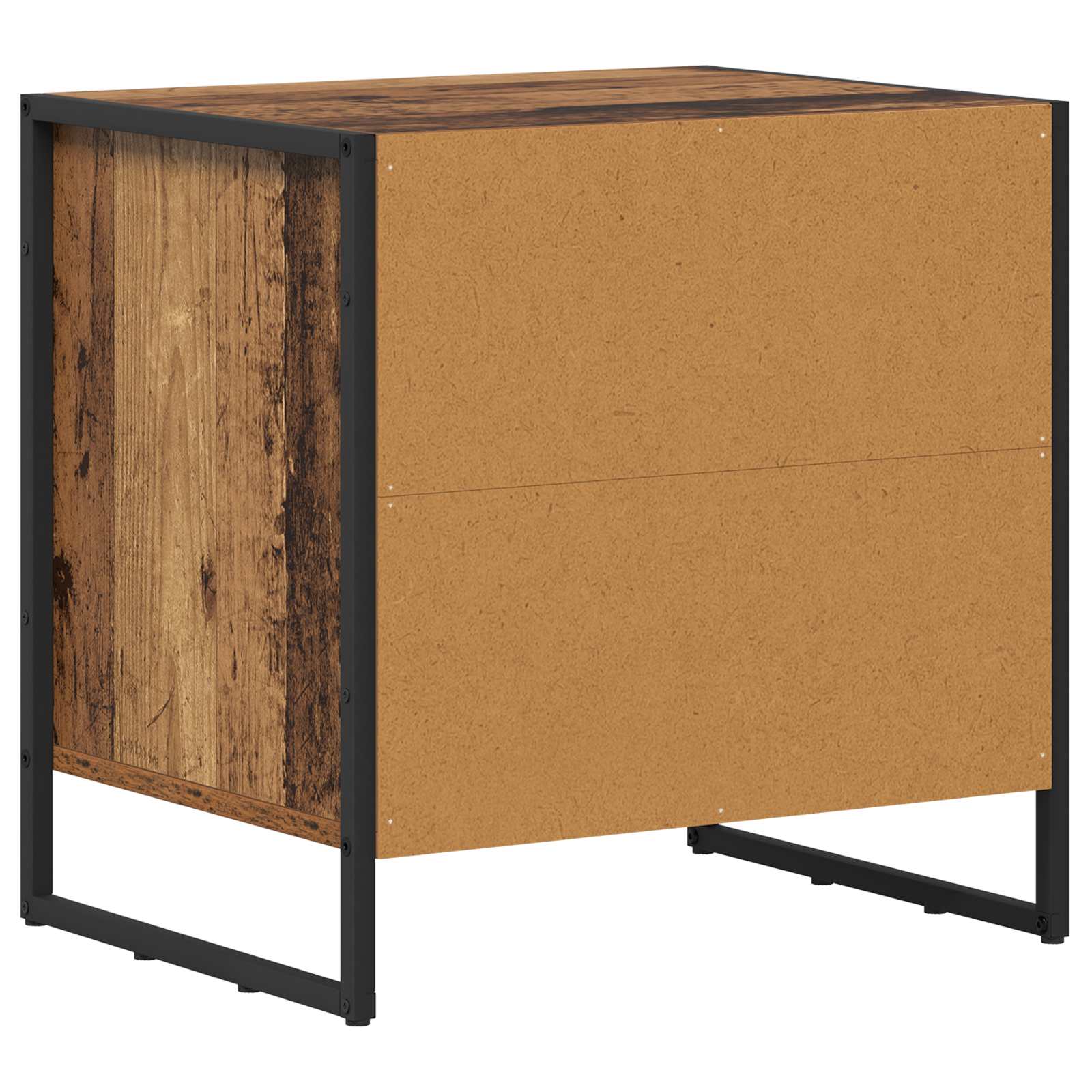 Noćni ormarić s ladicama 2 pcs Staro drvo 50 x 39.5 x 50 cm