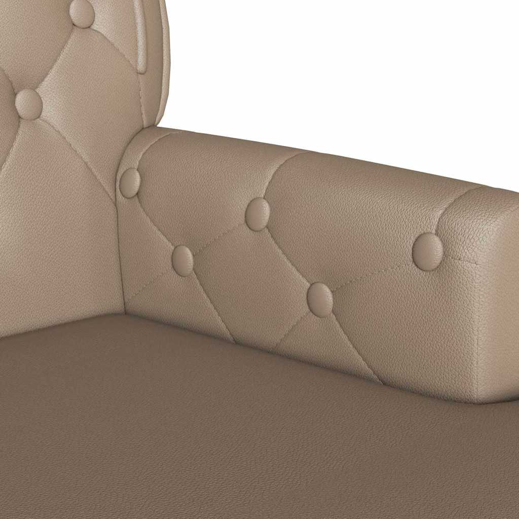 Chesterfield klupa Boja cappuccina 119,5 x 64,5 x 75 cm