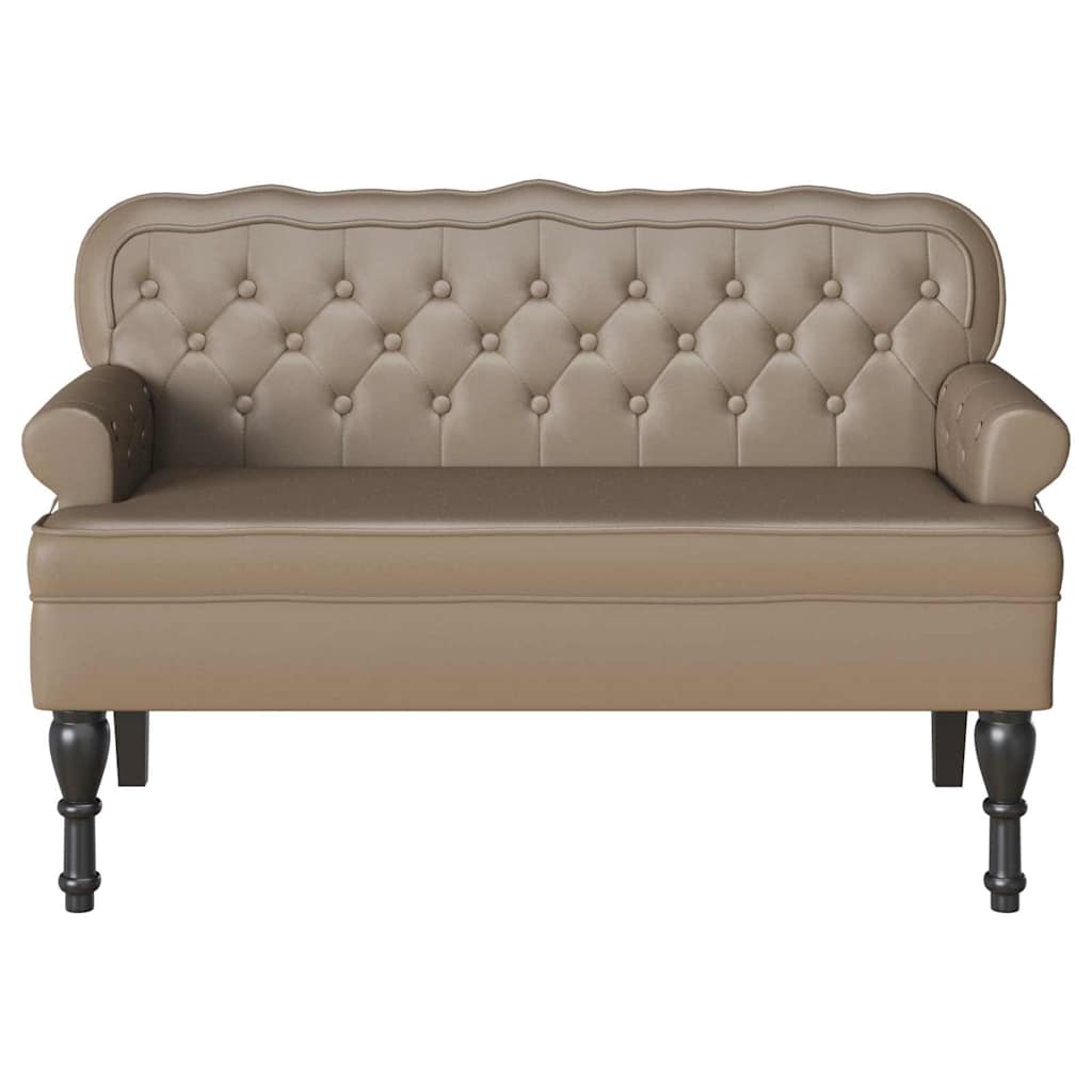 Chesterfield klupa Boja cappuccina 119,5 x 64,5 x 75 cm
