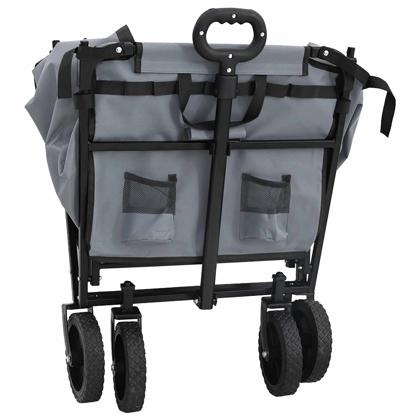 Sklopiva ručna kolica Siva 105 x 56.5 x 116 cm Oxford tkanina