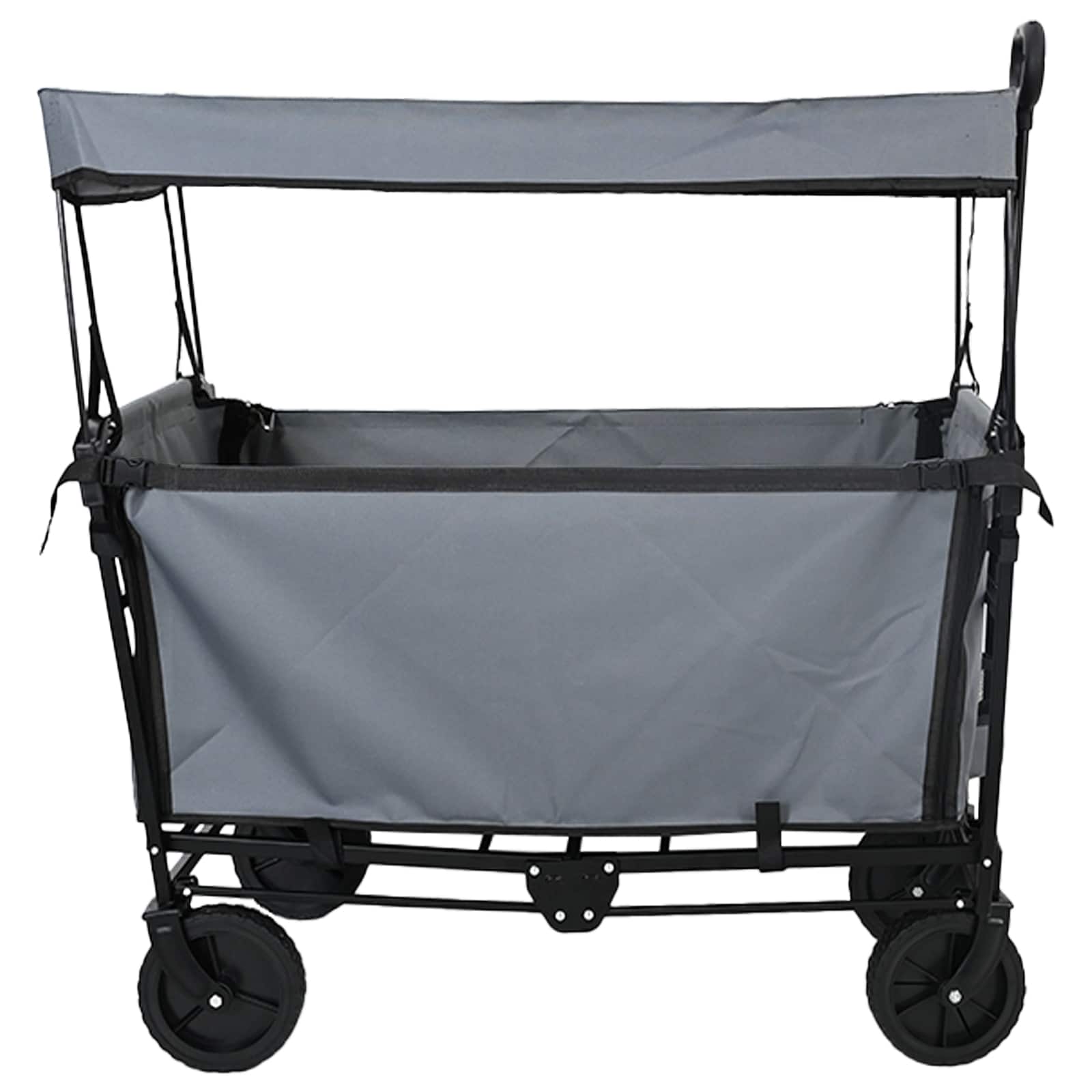 Sklopiva ručna kolica Siva 105 x 56.5 x 116 cm Oxford tkanina