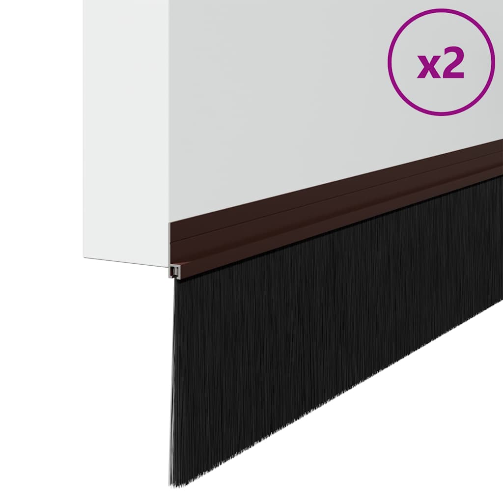 Samoljepljivi pečati za vrata 2 kom. 100 cm Aluminijski legura