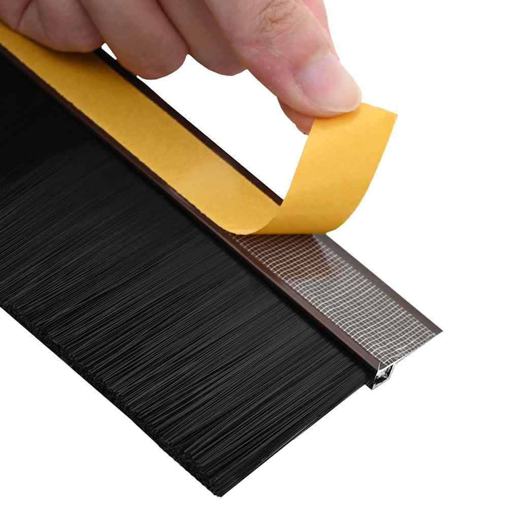 Samoljepljivi pečati za vrata 12 pcs Smeđa 100 cm