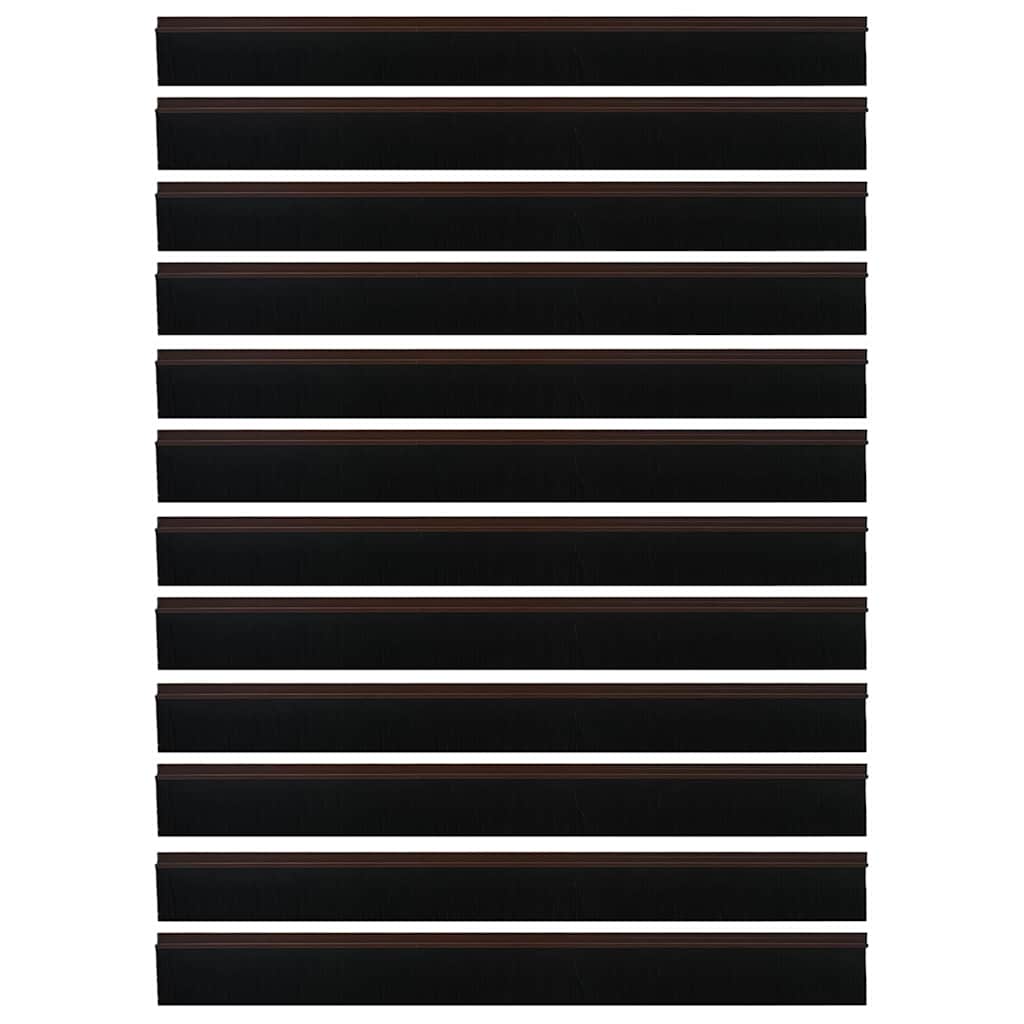 Samoljepljivi pečati za vrata 12 pcs Smeđa 100 cm