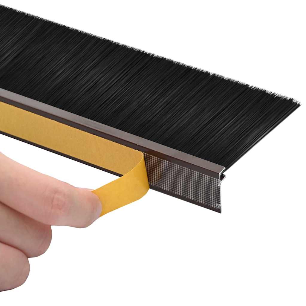 Samoljepljivi pečati za vrata 6 pcs Smeđa 100 cm