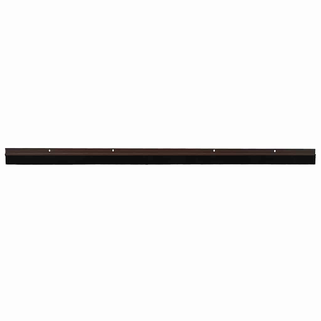 Držač četke za vrata 6 pcs Smeđa 100 cm Aluminijski legura