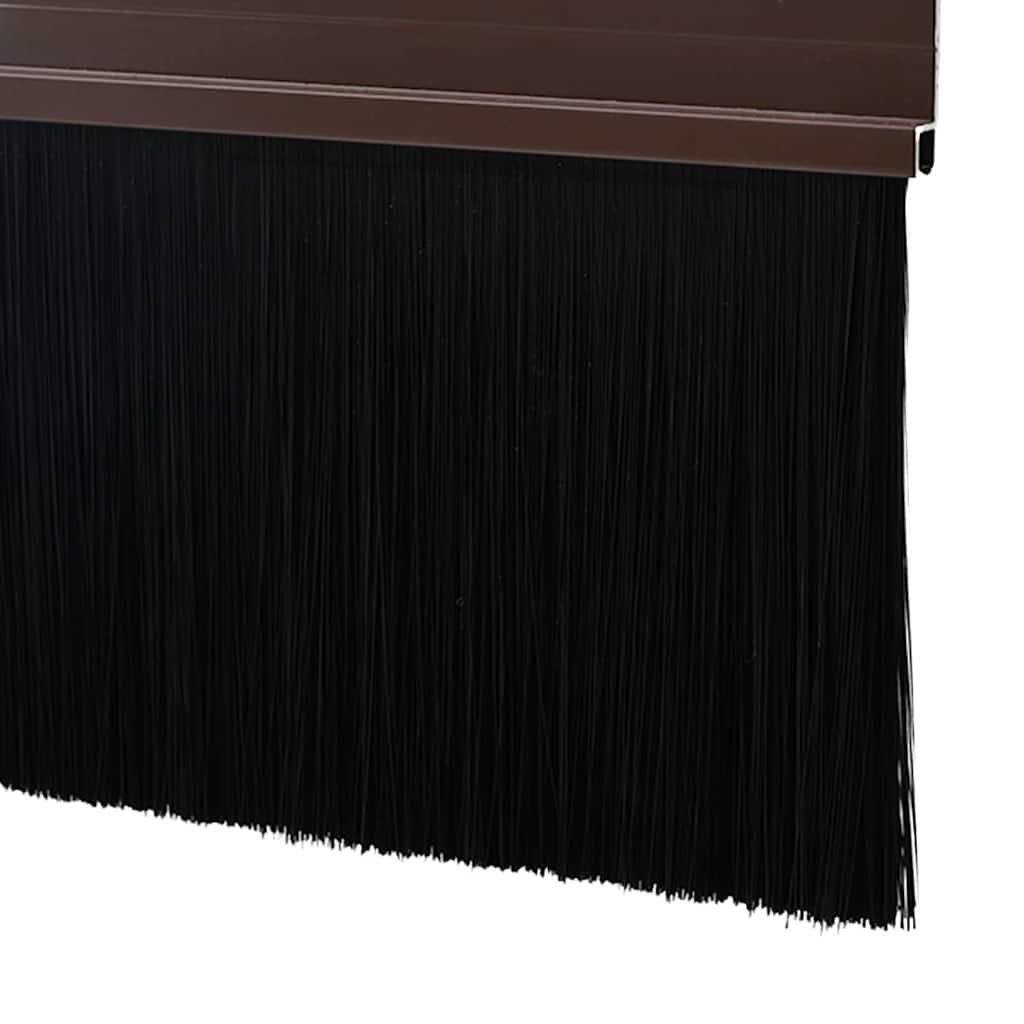 Držač četke za vrata 6 kom. Smeđa 100 cm Aluminijski legura