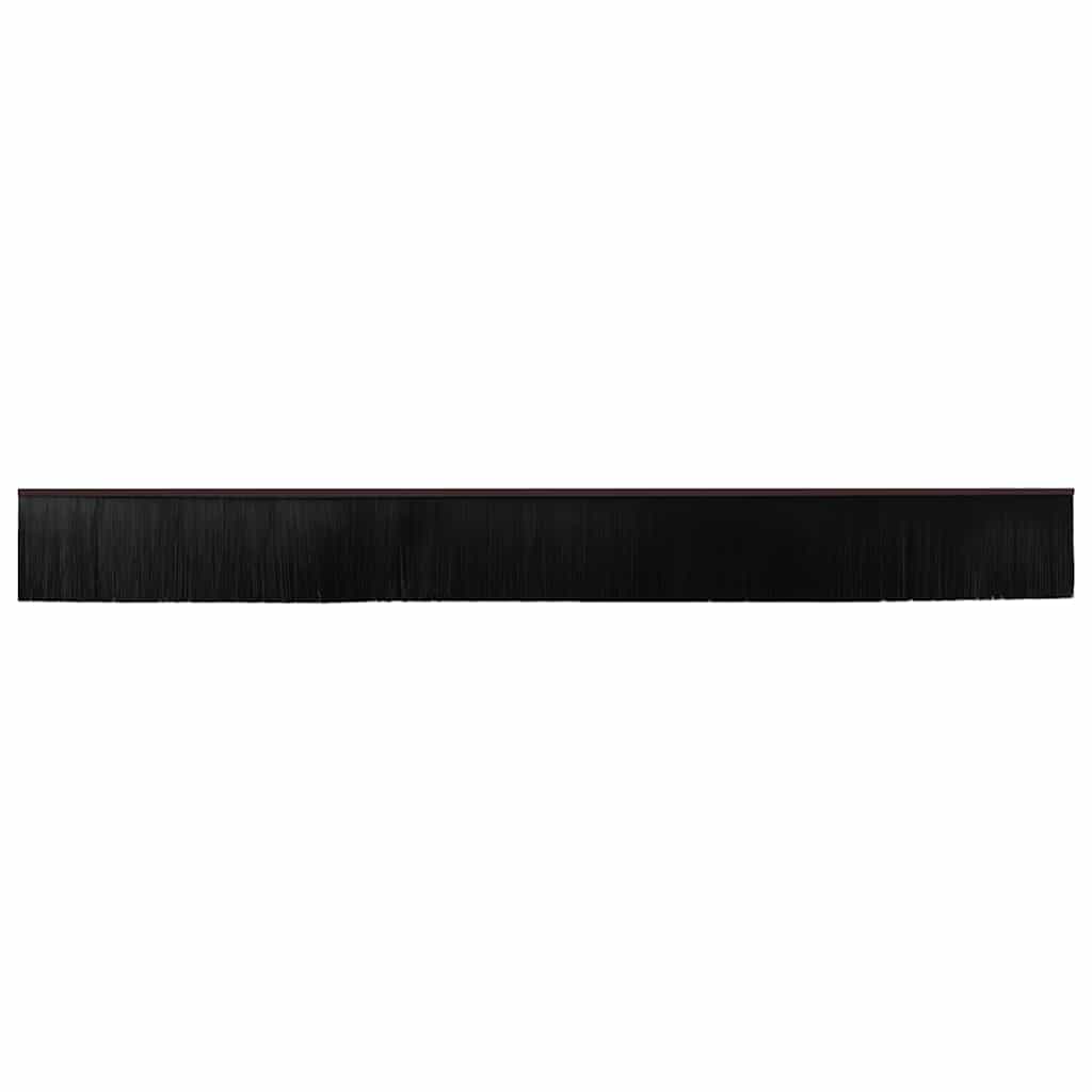 Držač četke za vrata 2 pcs Smeđa 100 cm Aluminijski legura