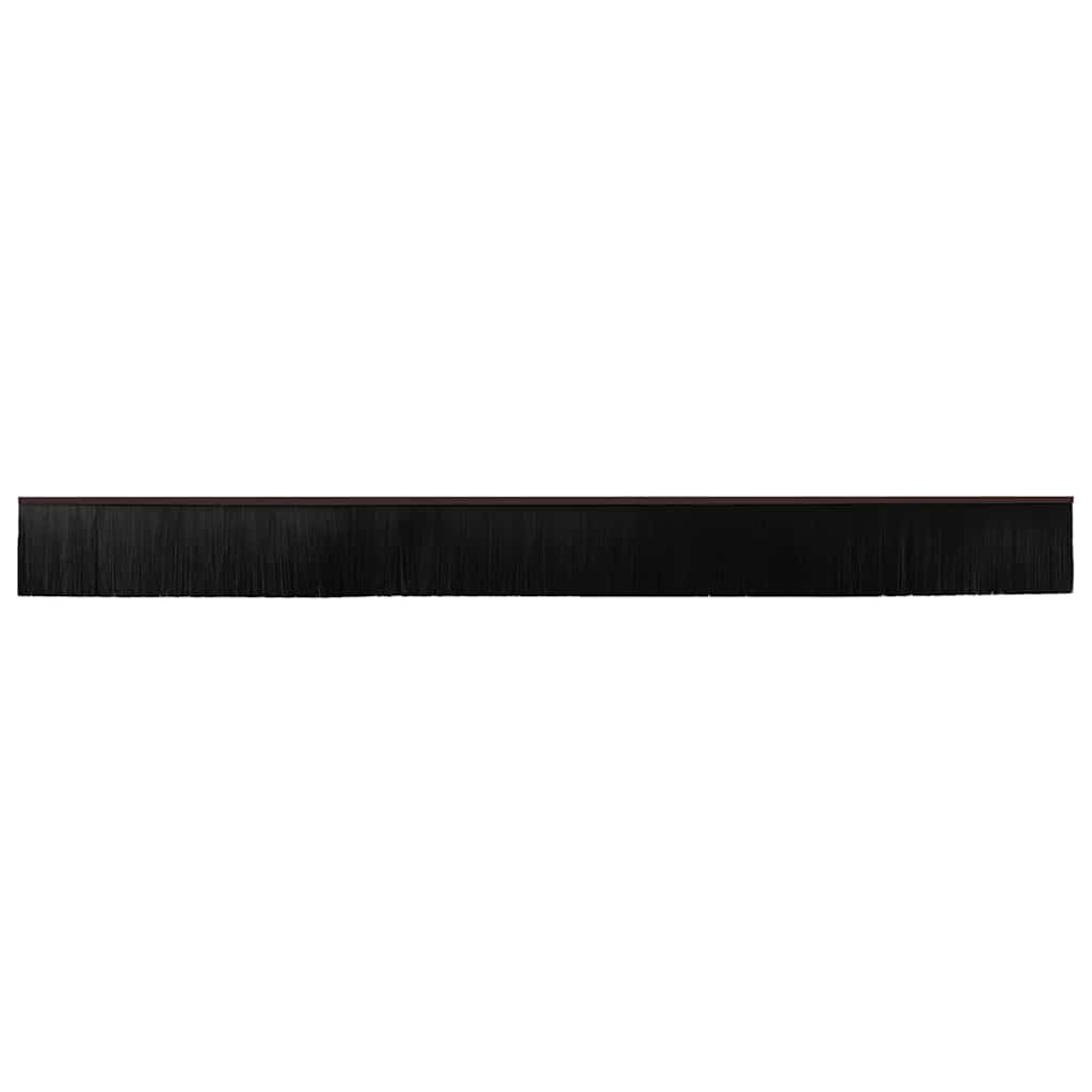 Držač četke za vrata 6 pcs Smeđa 100 cm Aluminijski legura