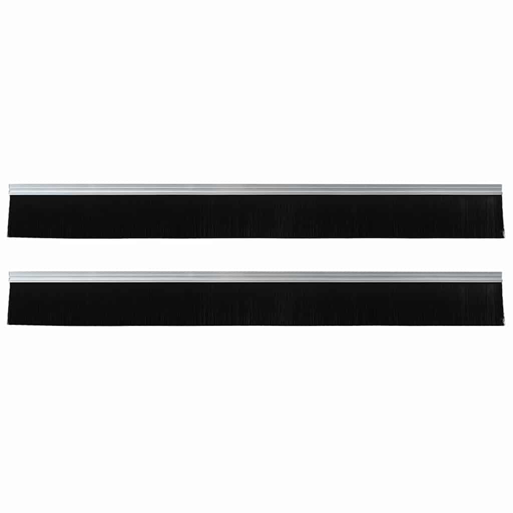 Samoljepljivi pečati za vrata 2 pcs Srebrno 100 cm