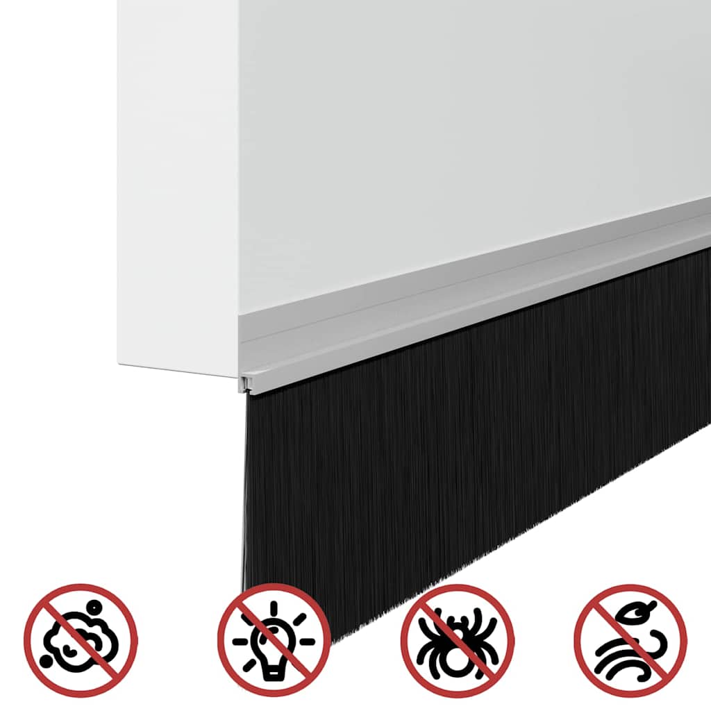 Samoljepljivi pečati za vrata 12 pcs Srebrno 100 cm