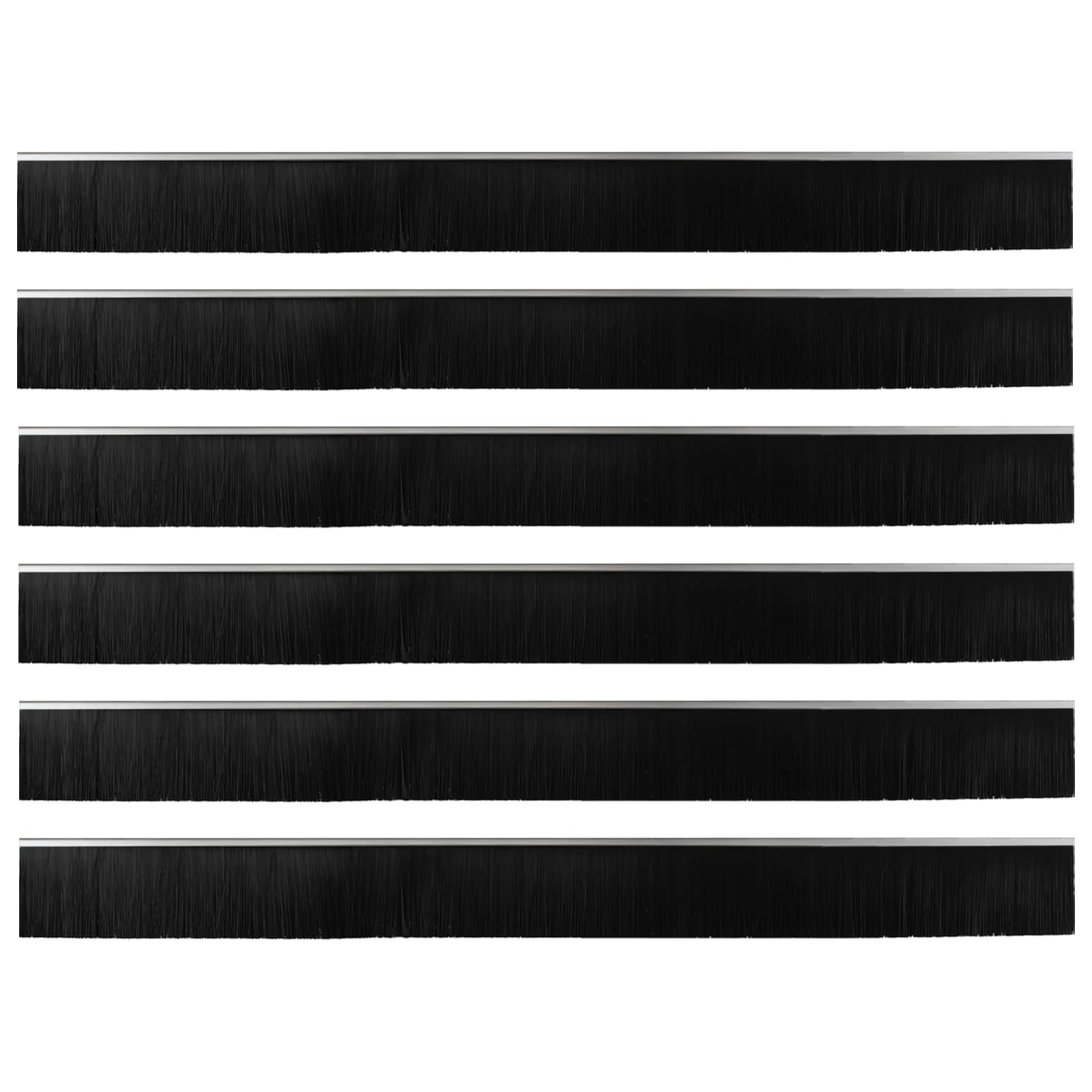 Samoljepljivi pečati za vrata 6 pcs Srebrno 100 cm