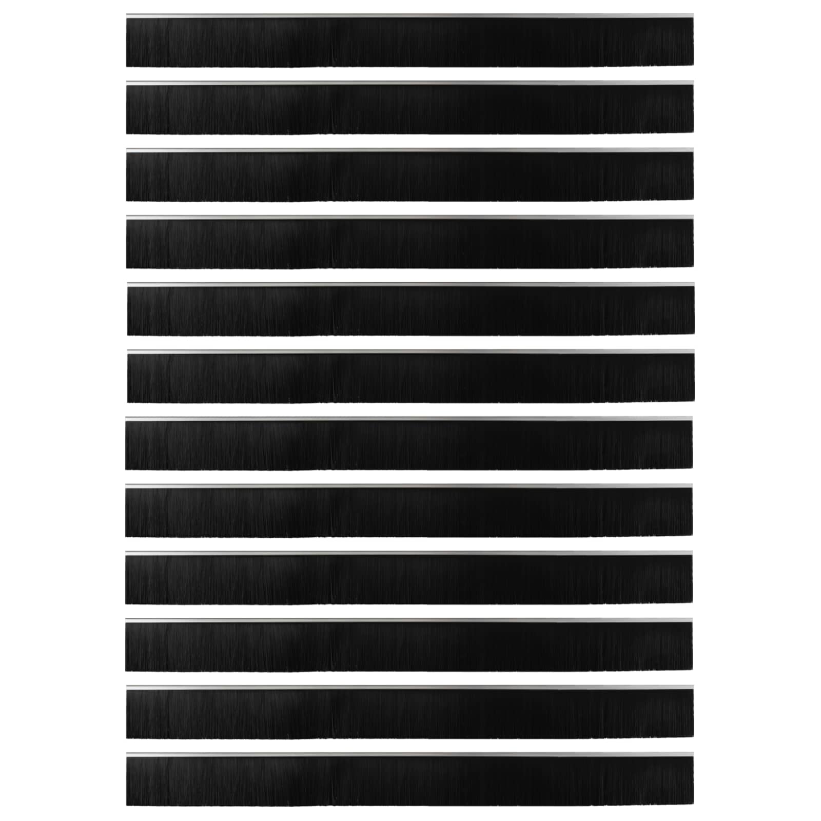 Samoljepljivi pečati za vrata 12 pcs Srebrno 100 cm