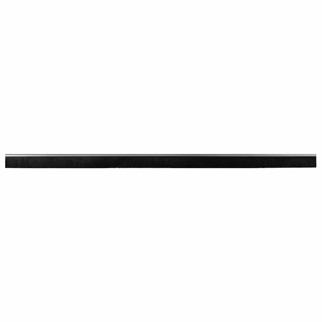 Držač četke za vrata 6 pcs Srebrno 100 cm Aluminijski legura