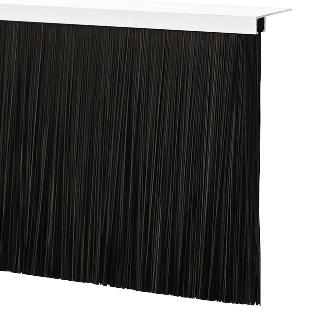 Držač četke za vrata 6 kom. Srebrno 100 cm Aluminijski legura