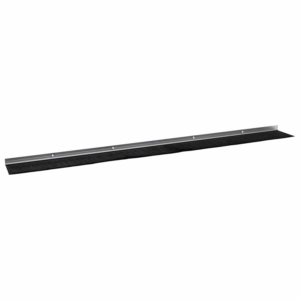 Držač četke za vrata 6 kom. Srebrno 100 cm Aluminijski legura