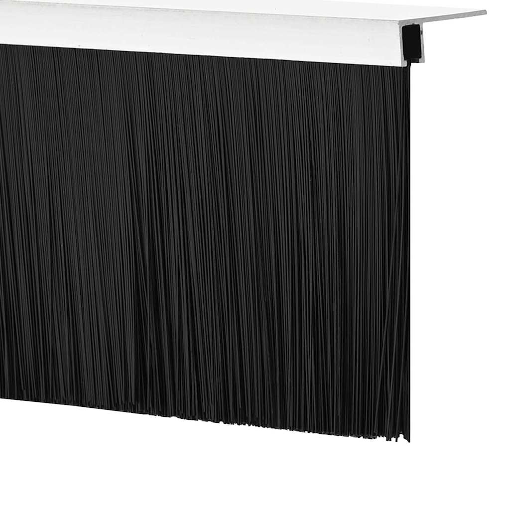 Držač četke za vrata 12 pcs Srebrno 100 cm Aluminijski legura