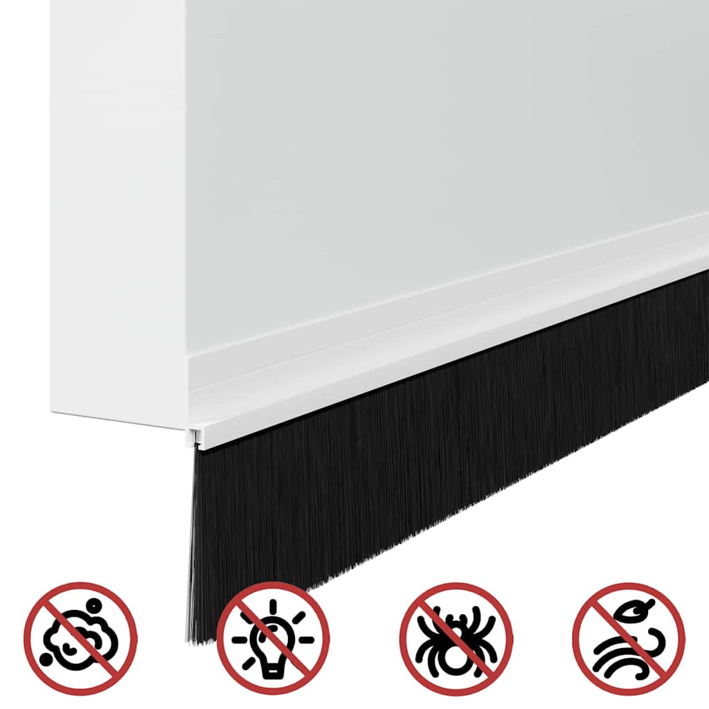 Samoljepljivi pečati za vrata 12 pcs Bijelo 100 cm