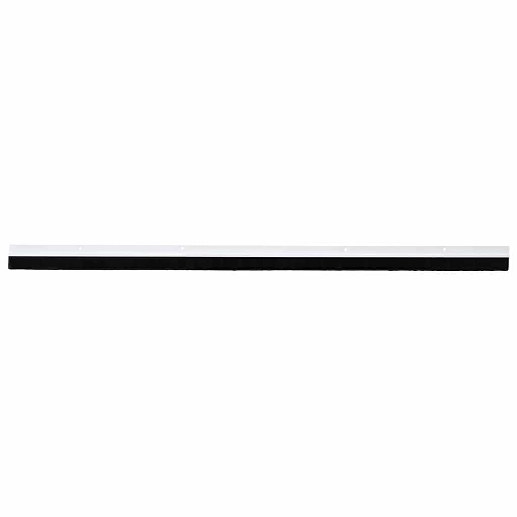 Držač četke za vrata 2 pcs Bijelo 100 cm Aluminijski legura