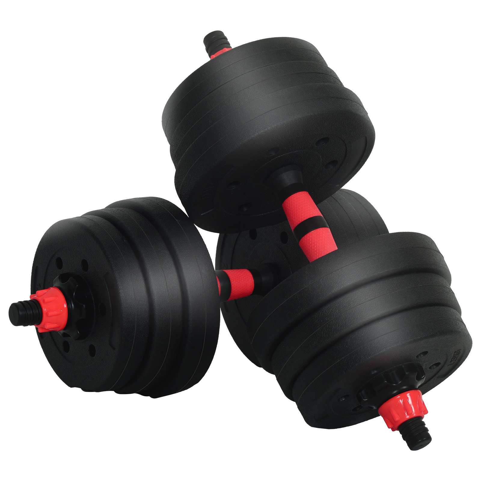 Set utega 4-u-1: bučica, težinska šipka i kettlebell 20 kg